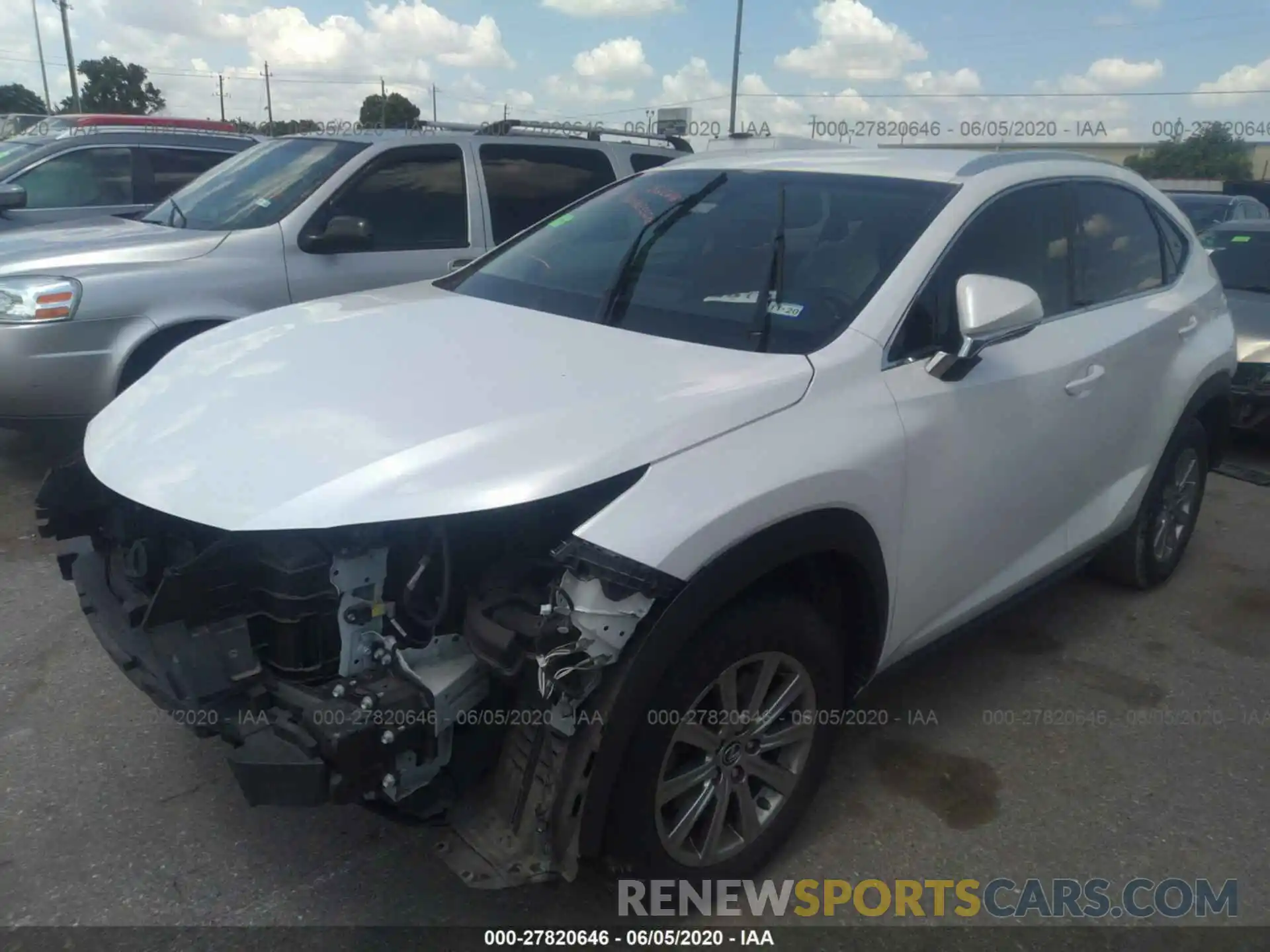 2 Фотография поврежденного автомобиля JTJYARBZ3K2128916 LEXUS NX 2019