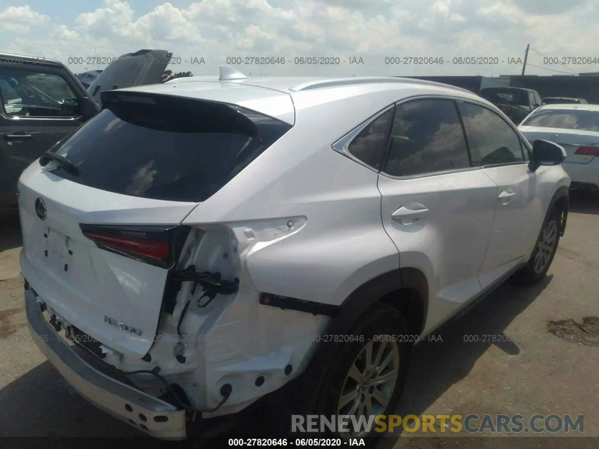 4 Фотография поврежденного автомобиля JTJYARBZ3K2128916 LEXUS NX 2019