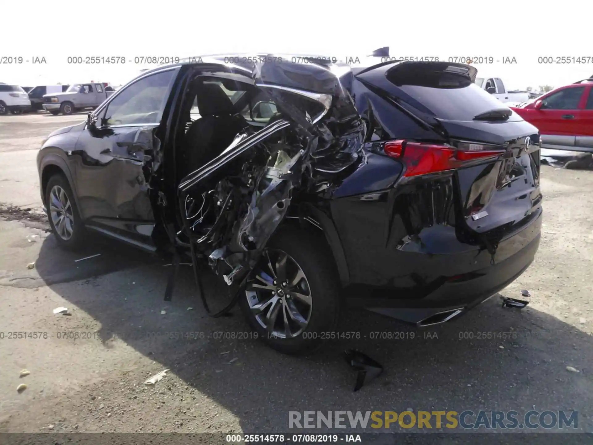 3 Photograph of a damaged car JTJYARBZ3K2129113 LEXUS NX 2019