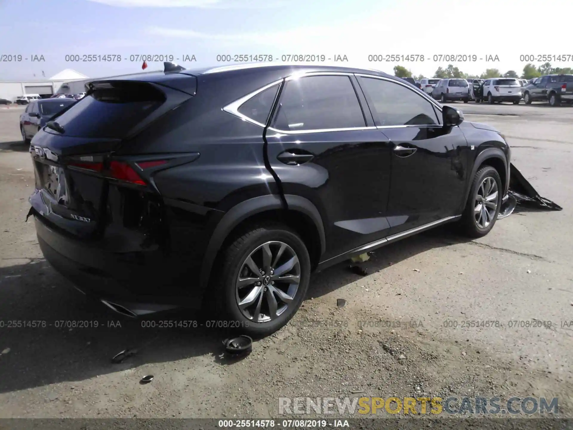 4 Фотография поврежденного автомобиля JTJYARBZ3K2129113 LEXUS NX 2019