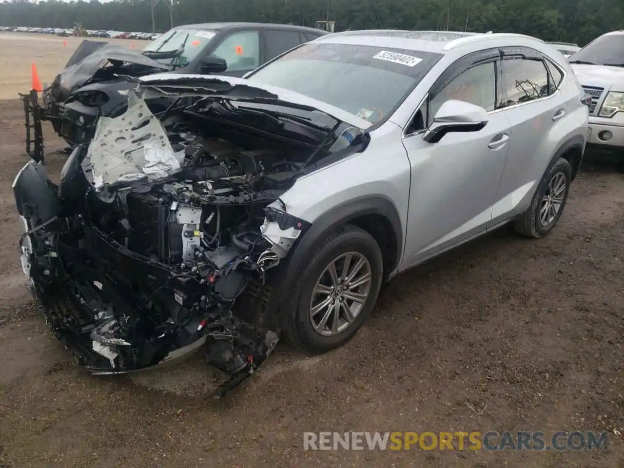 2 Photograph of a damaged car JTJYARBZ3K2129287 LEXUS NX 2019