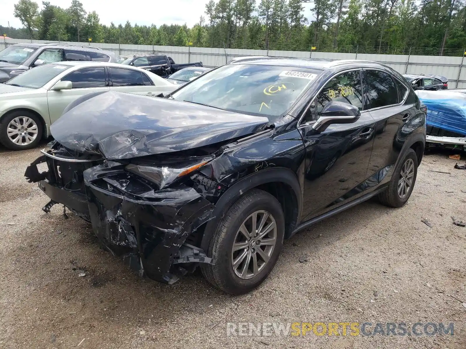 2 Фотография поврежденного автомобиля JTJYARBZ3K2133002 LEXUS NX 2019