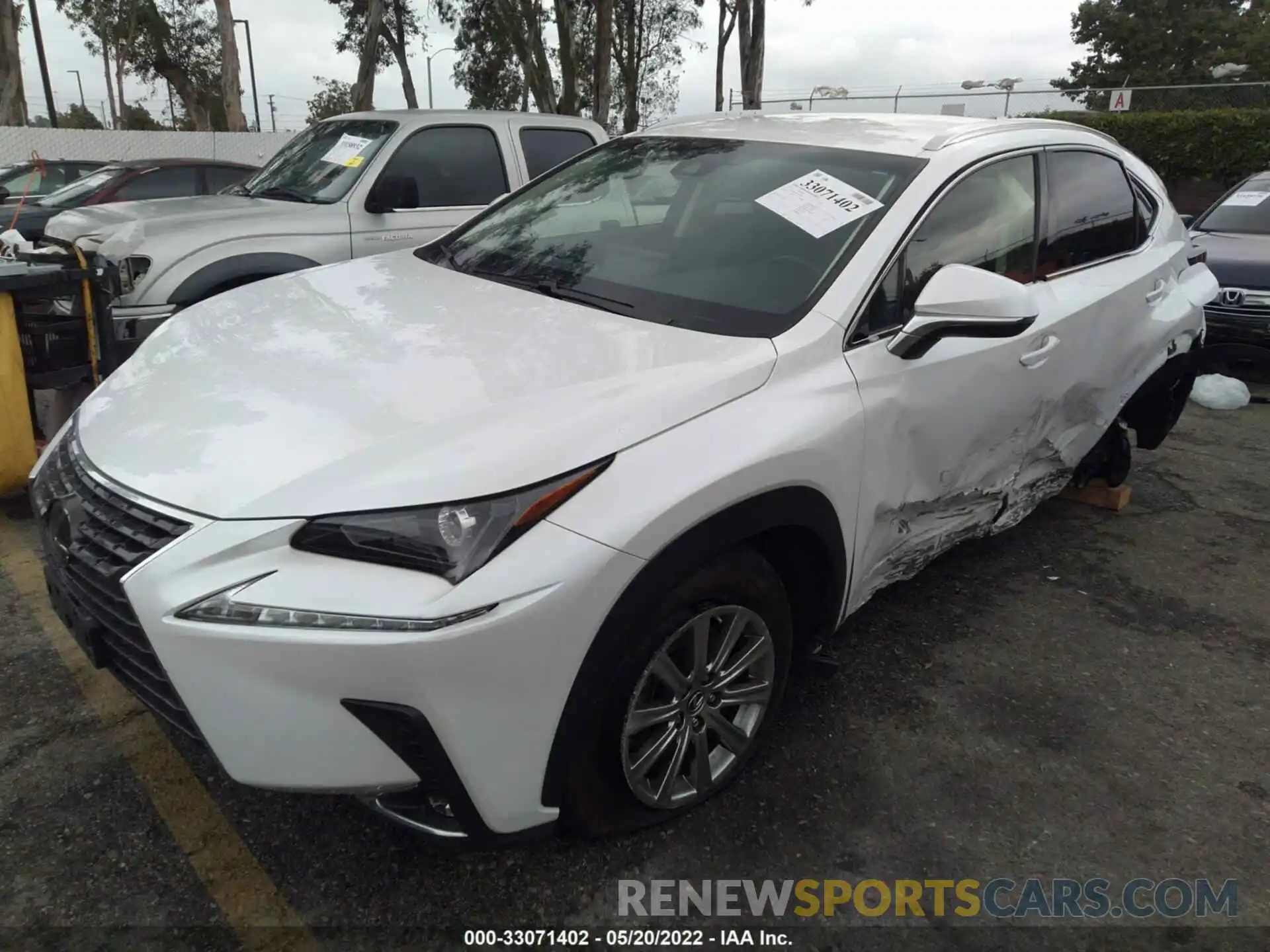 2 Фотография поврежденного автомобиля JTJYARBZ3K2134862 LEXUS NX 2019