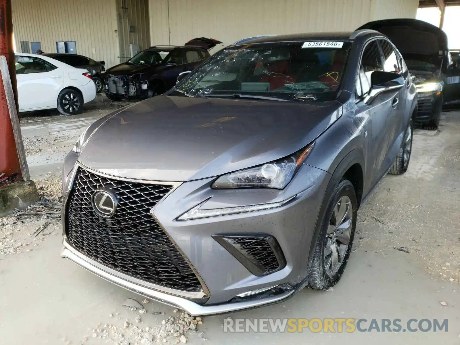 2 Фотография поврежденного автомобиля JTJYARBZ3K2135543 LEXUS NX 2019