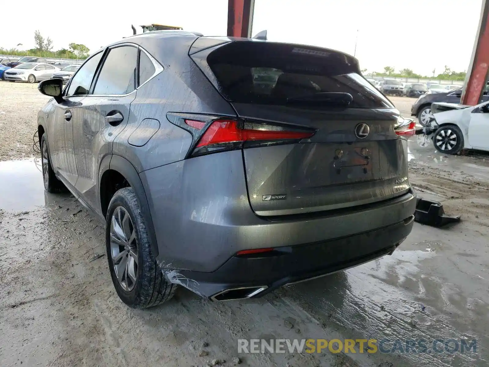 3 Фотография поврежденного автомобиля JTJYARBZ3K2135543 LEXUS NX 2019