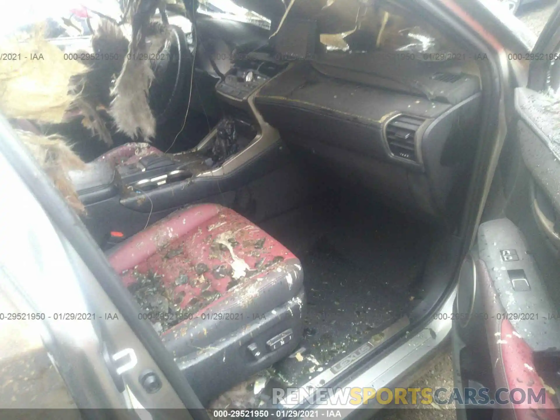 5 Фотография поврежденного автомобиля JTJYARBZ3K2136613 LEXUS NX 2019