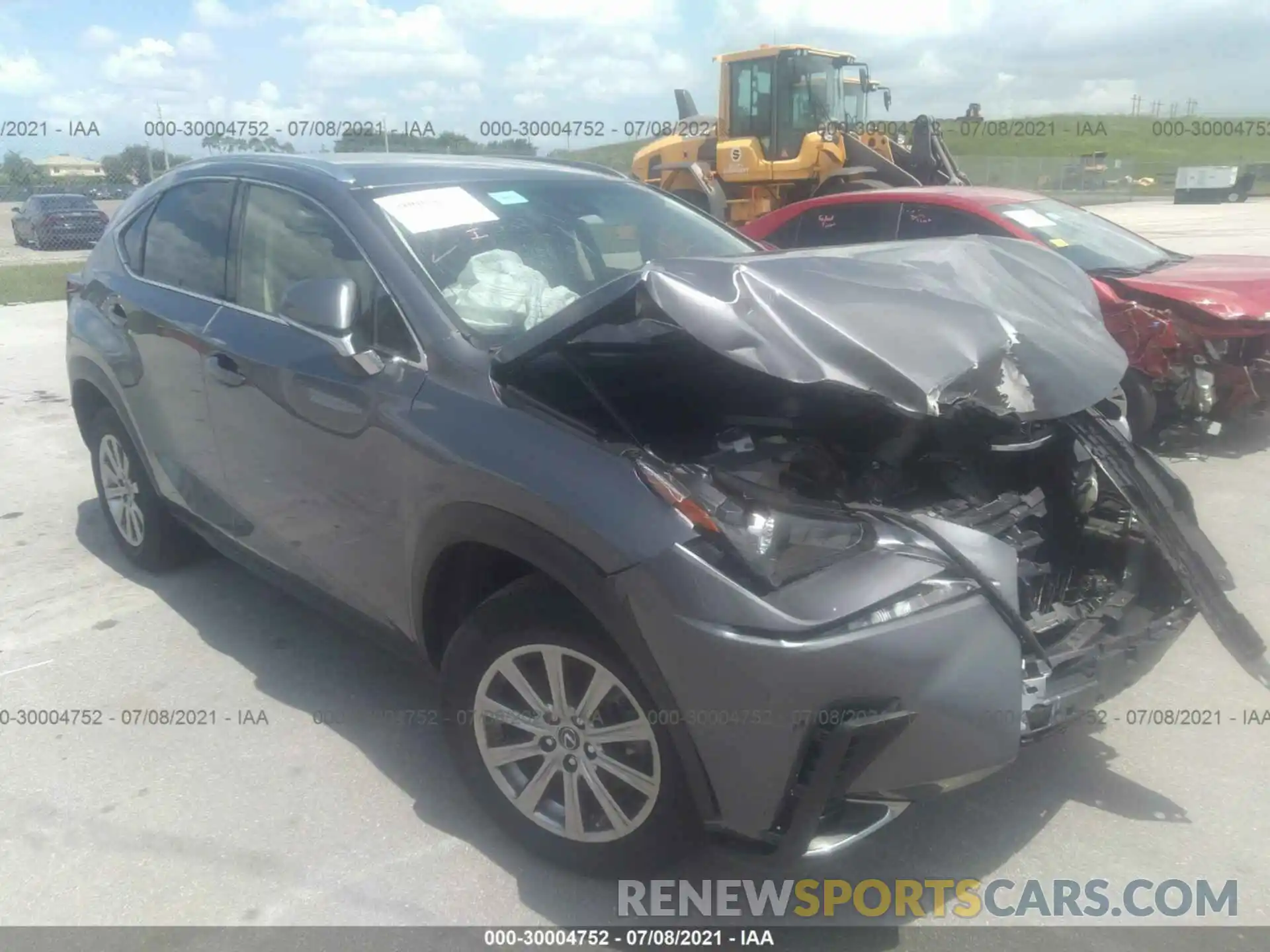 1 Photograph of a damaged car JTJYARBZ3K2142203 LEXUS NX 2019