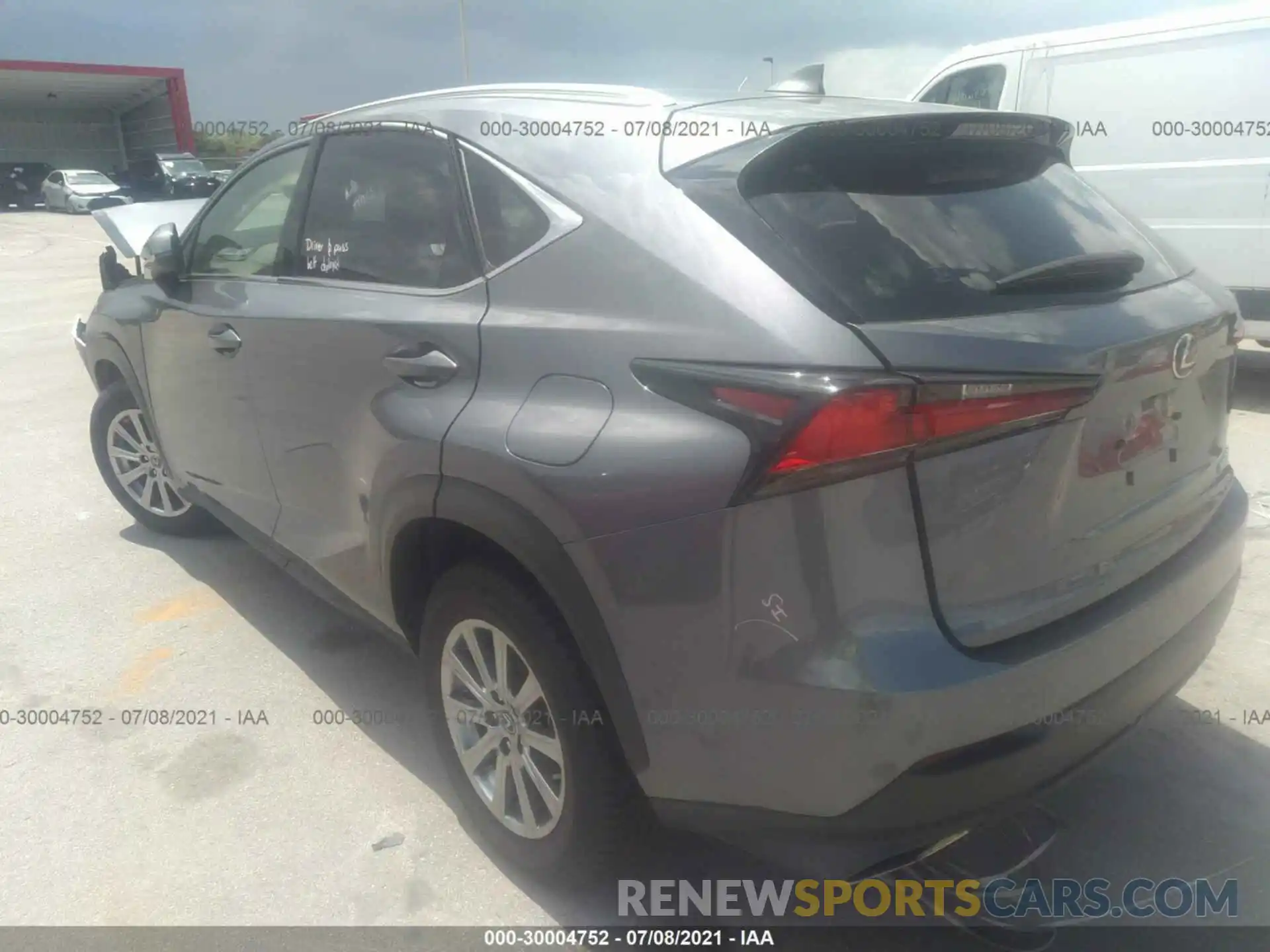 3 Photograph of a damaged car JTJYARBZ3K2142203 LEXUS NX 2019