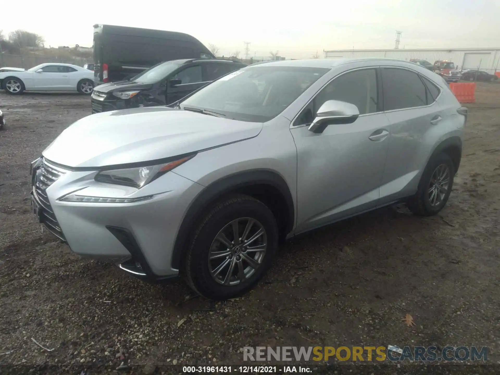 2 Фотография поврежденного автомобиля JTJYARBZ3K2142671 LEXUS NX 2019