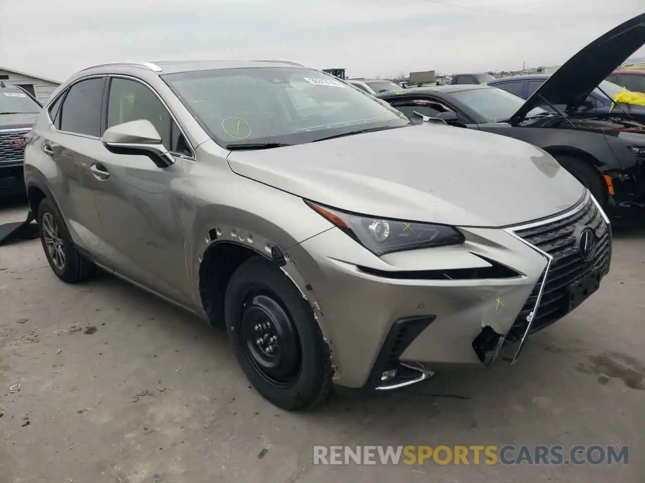 1 Photograph of a damaged car JTJYARBZ3K2146302 LEXUS NX 2019