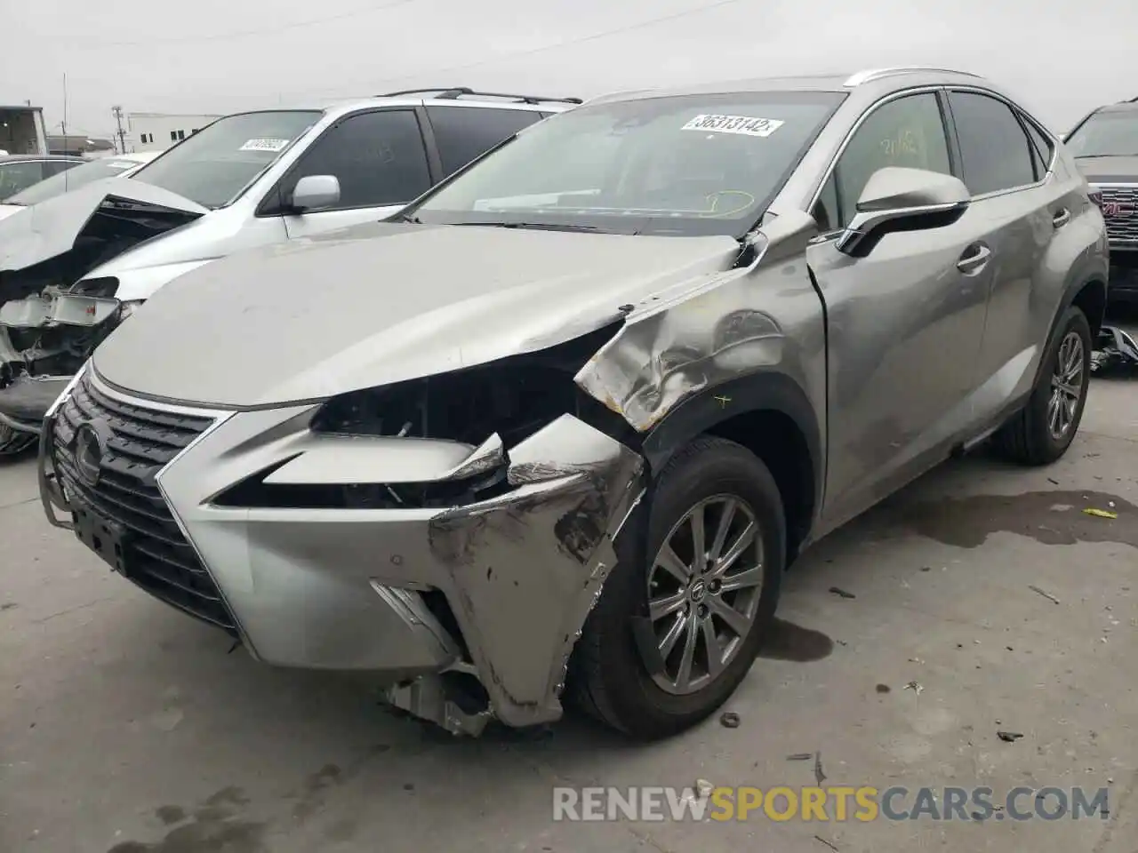 2 Фотография поврежденного автомобиля JTJYARBZ3K2146302 LEXUS NX 2019