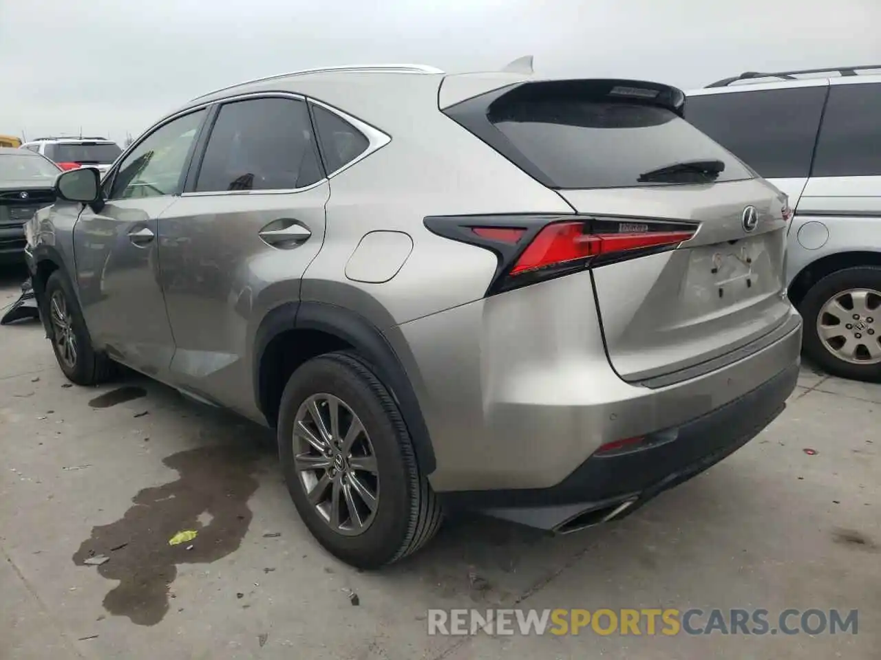 3 Фотография поврежденного автомобиля JTJYARBZ3K2146302 LEXUS NX 2019