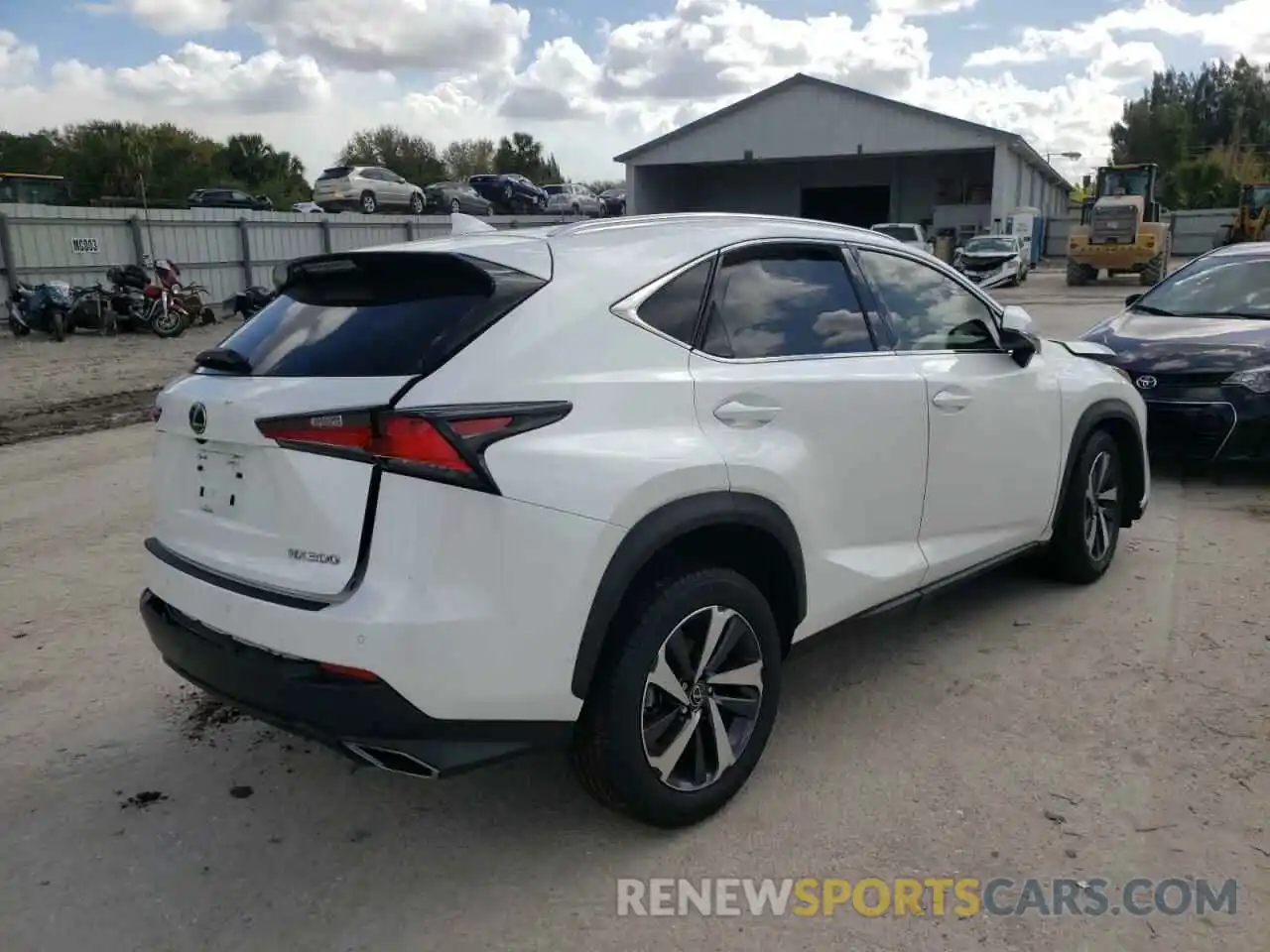 4 Фотография поврежденного автомобиля JTJYARBZ3K2147773 LEXUS NX 2019