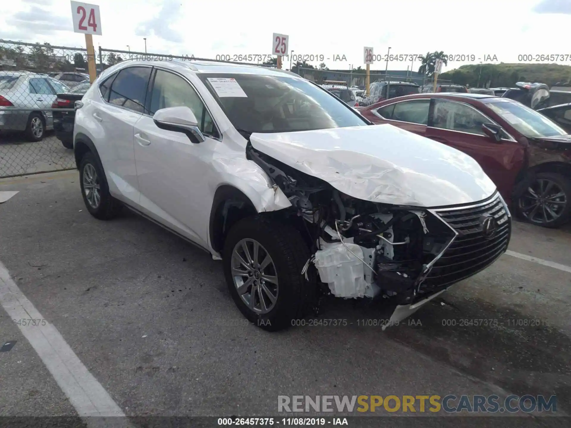 1 Photograph of a damaged car JTJYARBZ3K2147868 LEXUS NX 2019