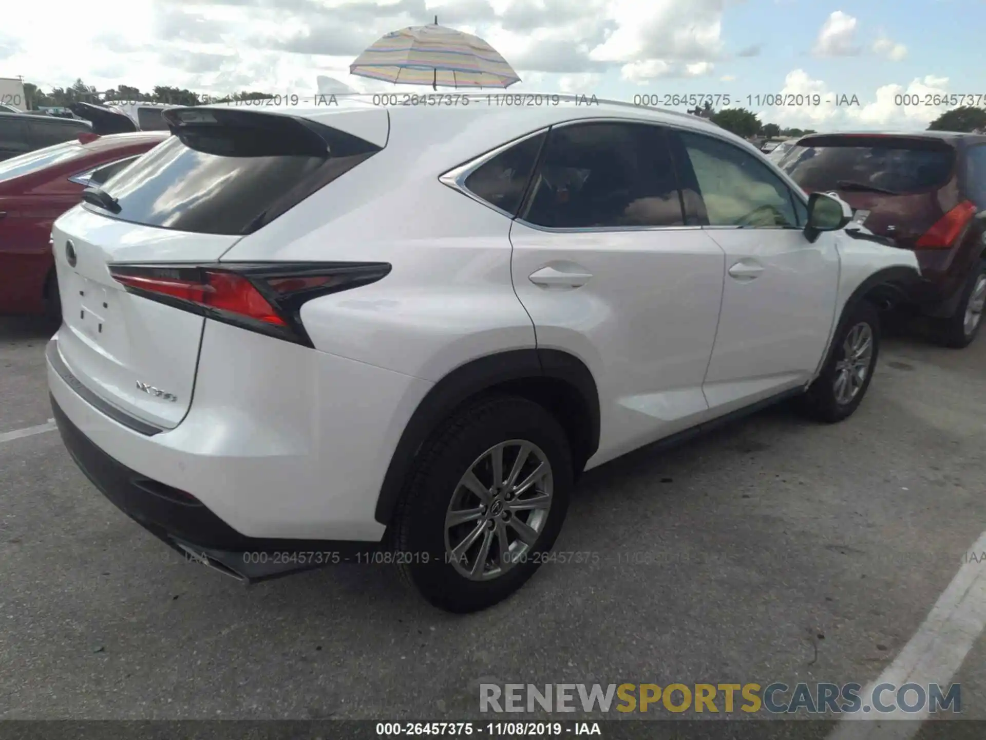 4 Фотография поврежденного автомобиля JTJYARBZ3K2147868 LEXUS NX 2019