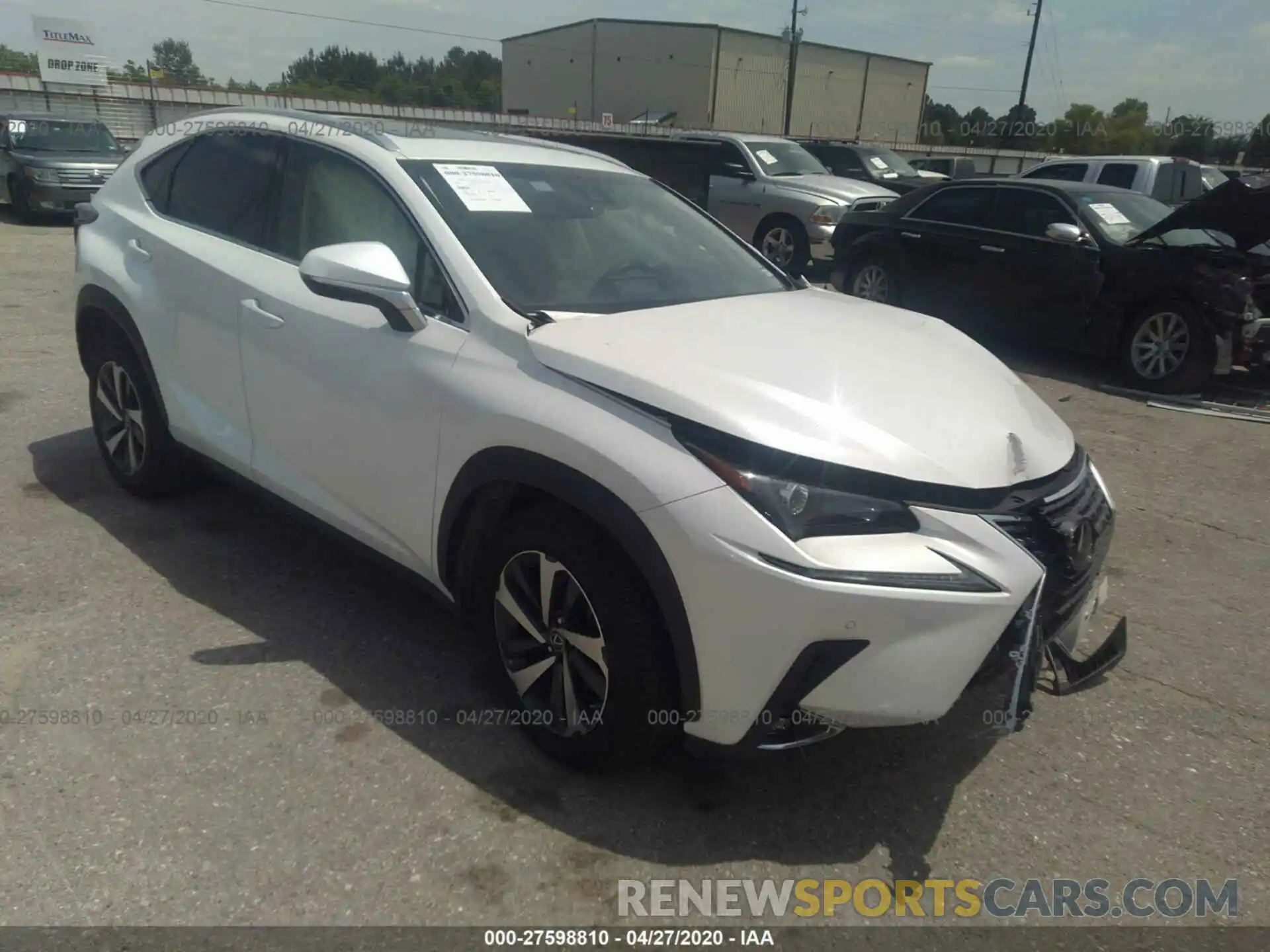 1 Photograph of a damaged car JTJYARBZ3K2149667 LEXUS NX 2019