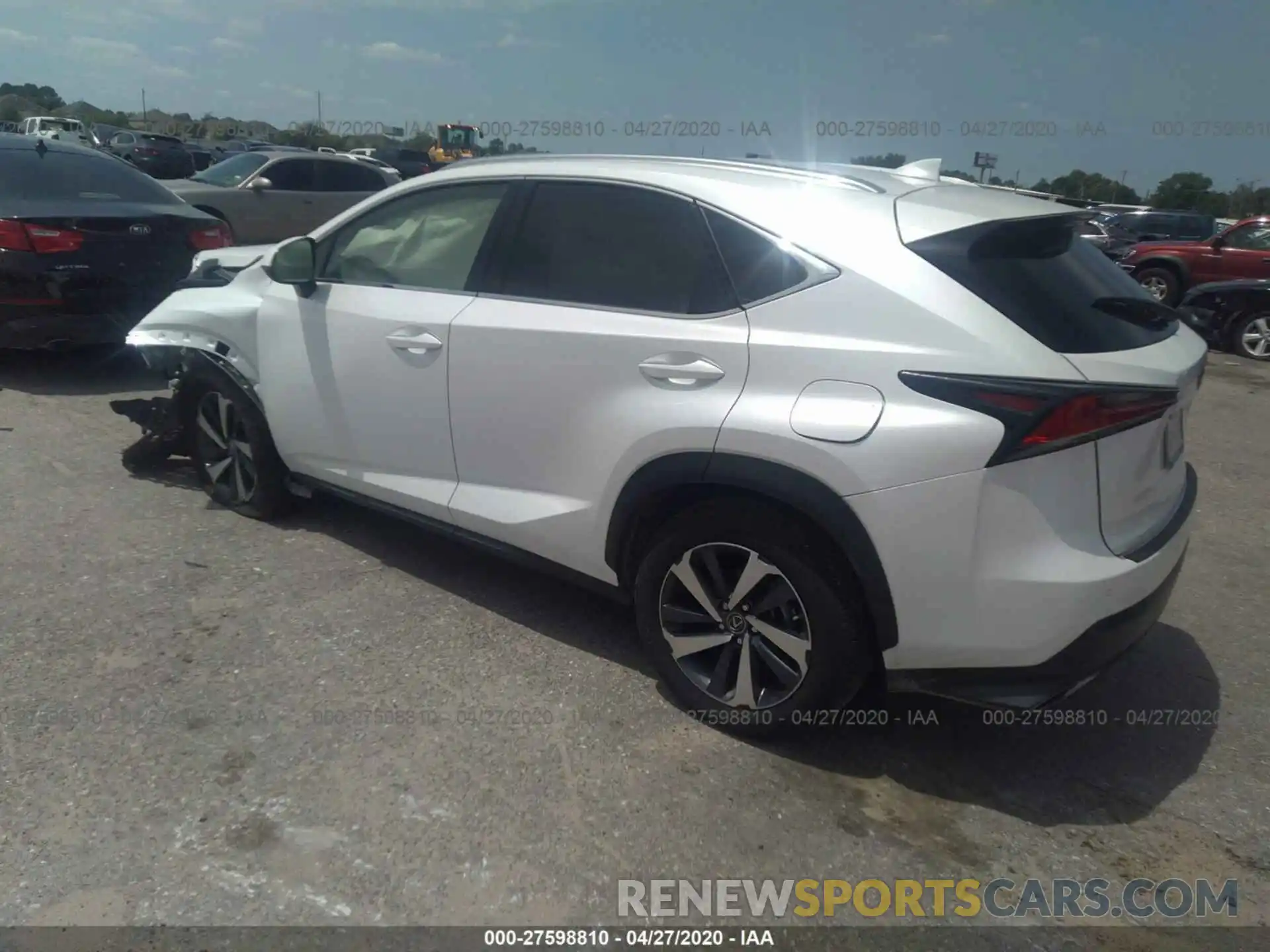 3 Фотография поврежденного автомобиля JTJYARBZ3K2149667 LEXUS NX 2019