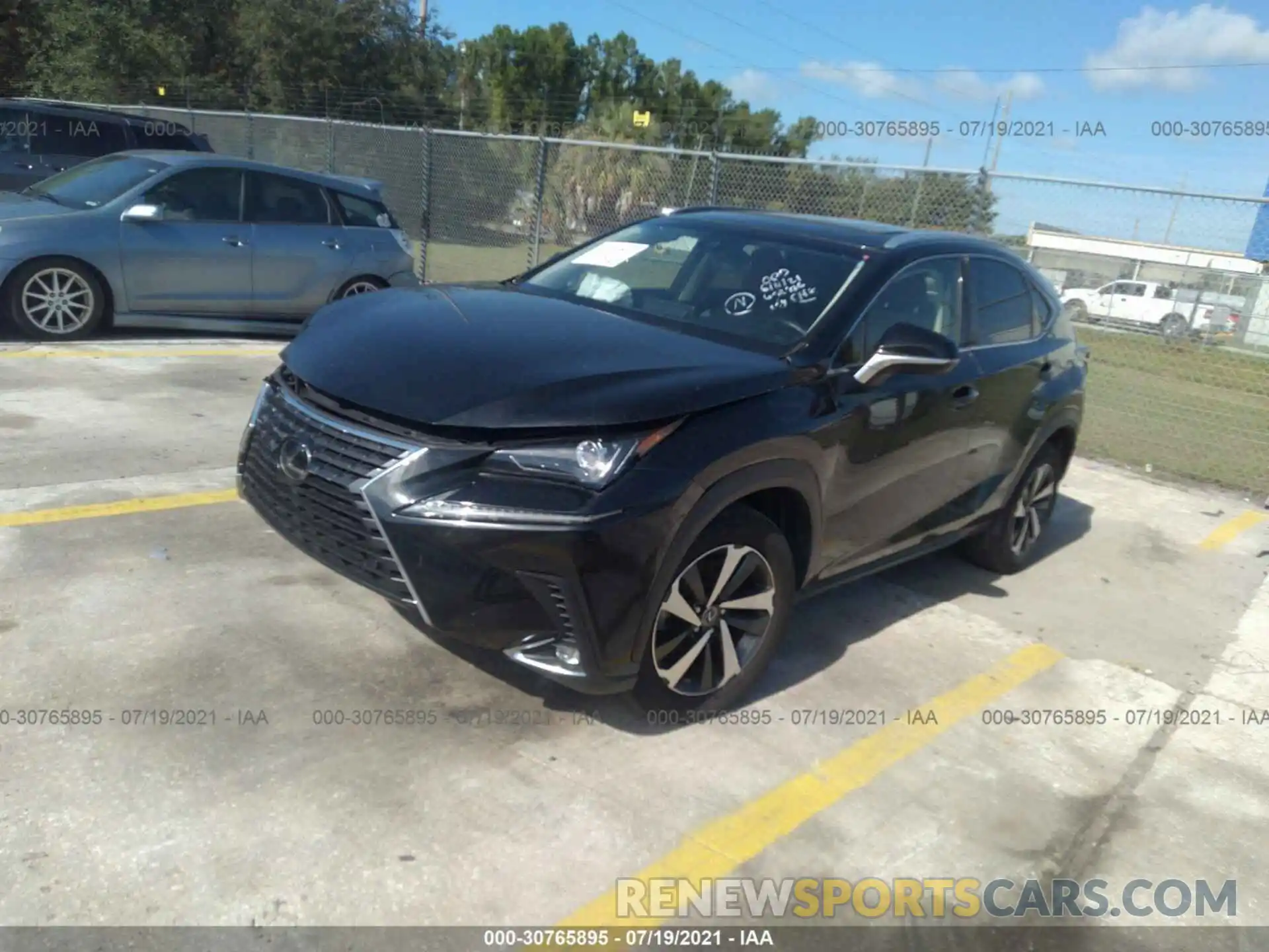 2 Photograph of a damaged car JTJYARBZ3K2151483 LEXUS NX 2019