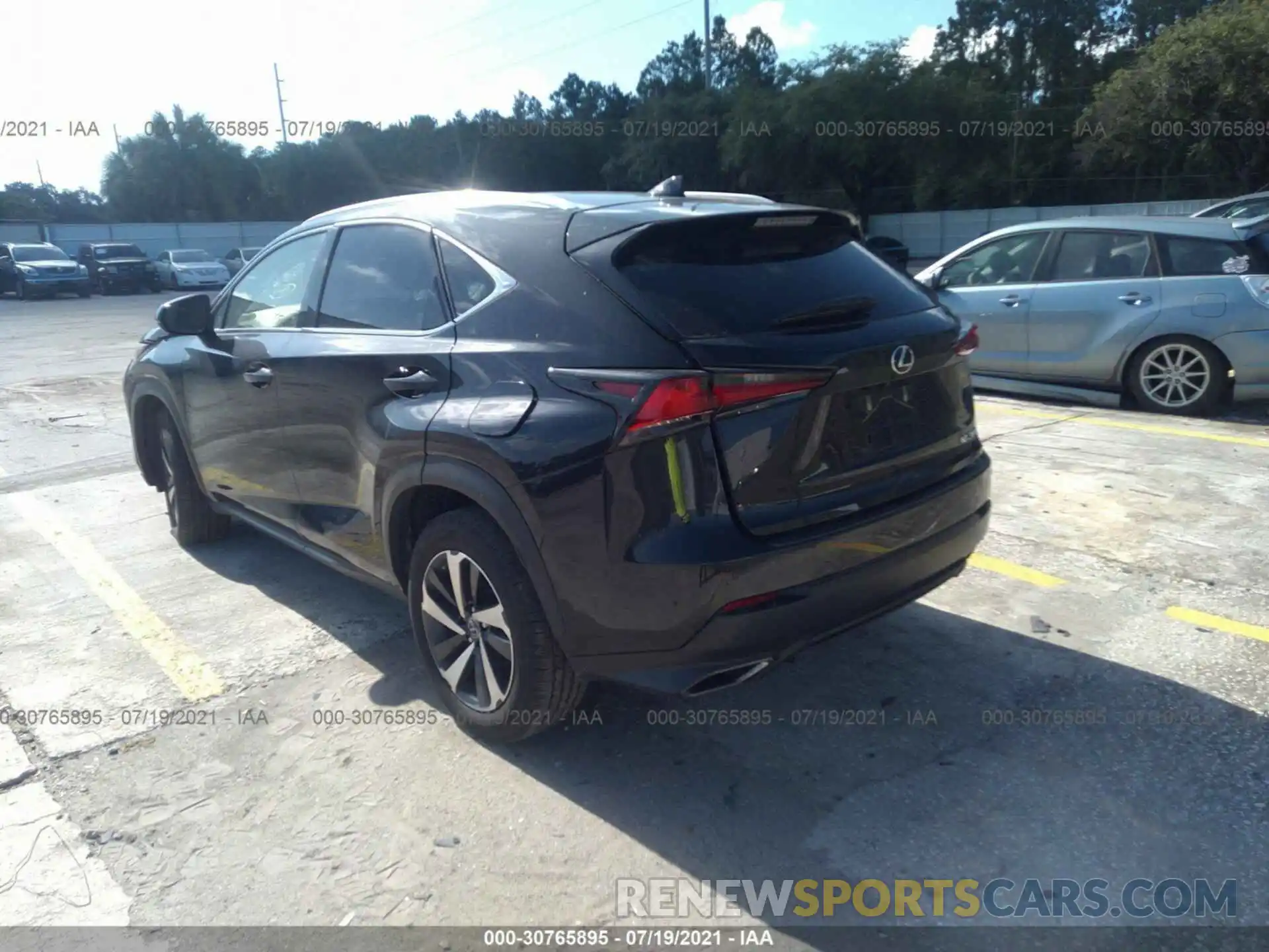 3 Photograph of a damaged car JTJYARBZ3K2151483 LEXUS NX 2019