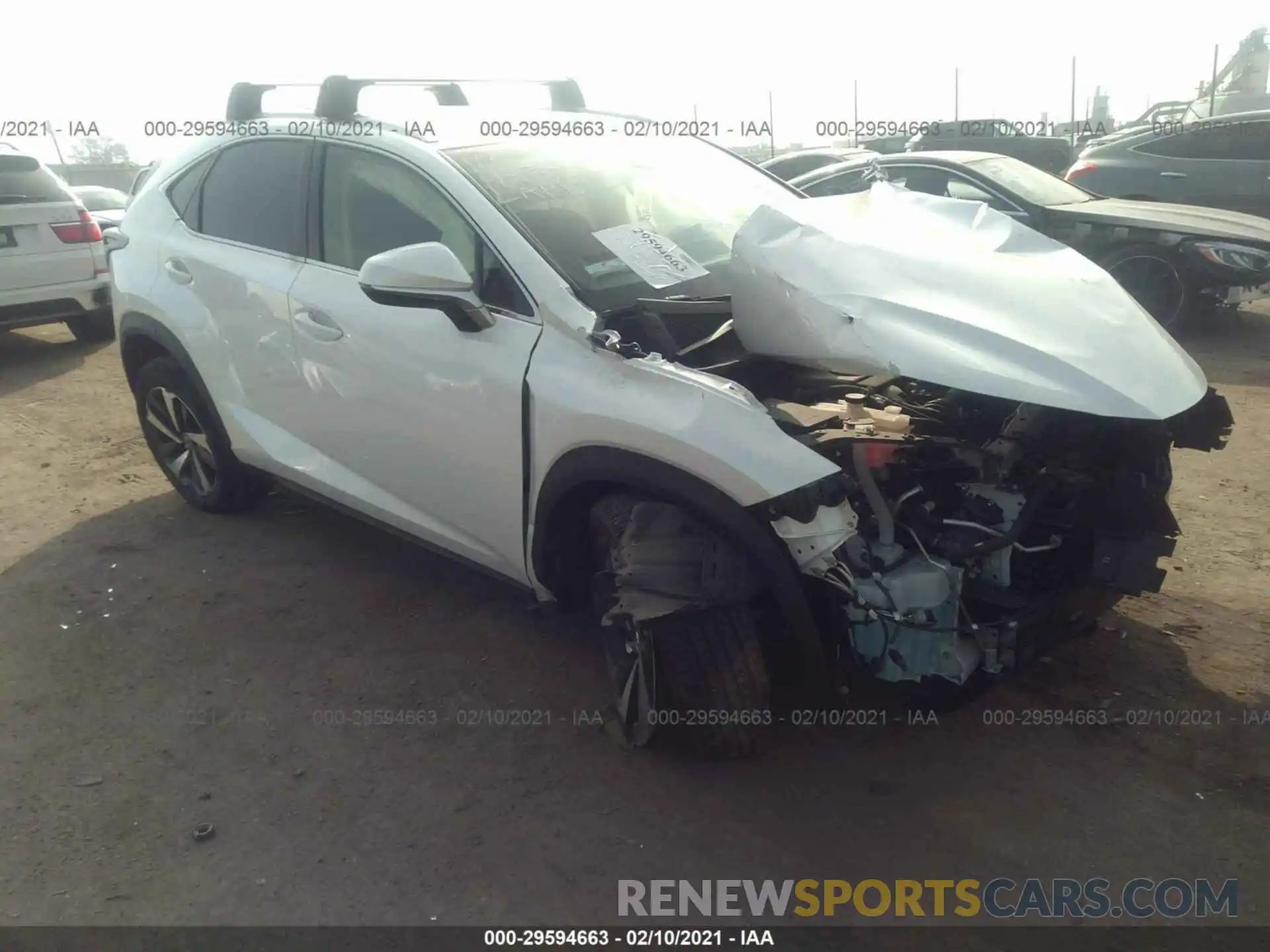 1 Photograph of a damaged car JTJYARBZ3K2152486 LEXUS NX 2019