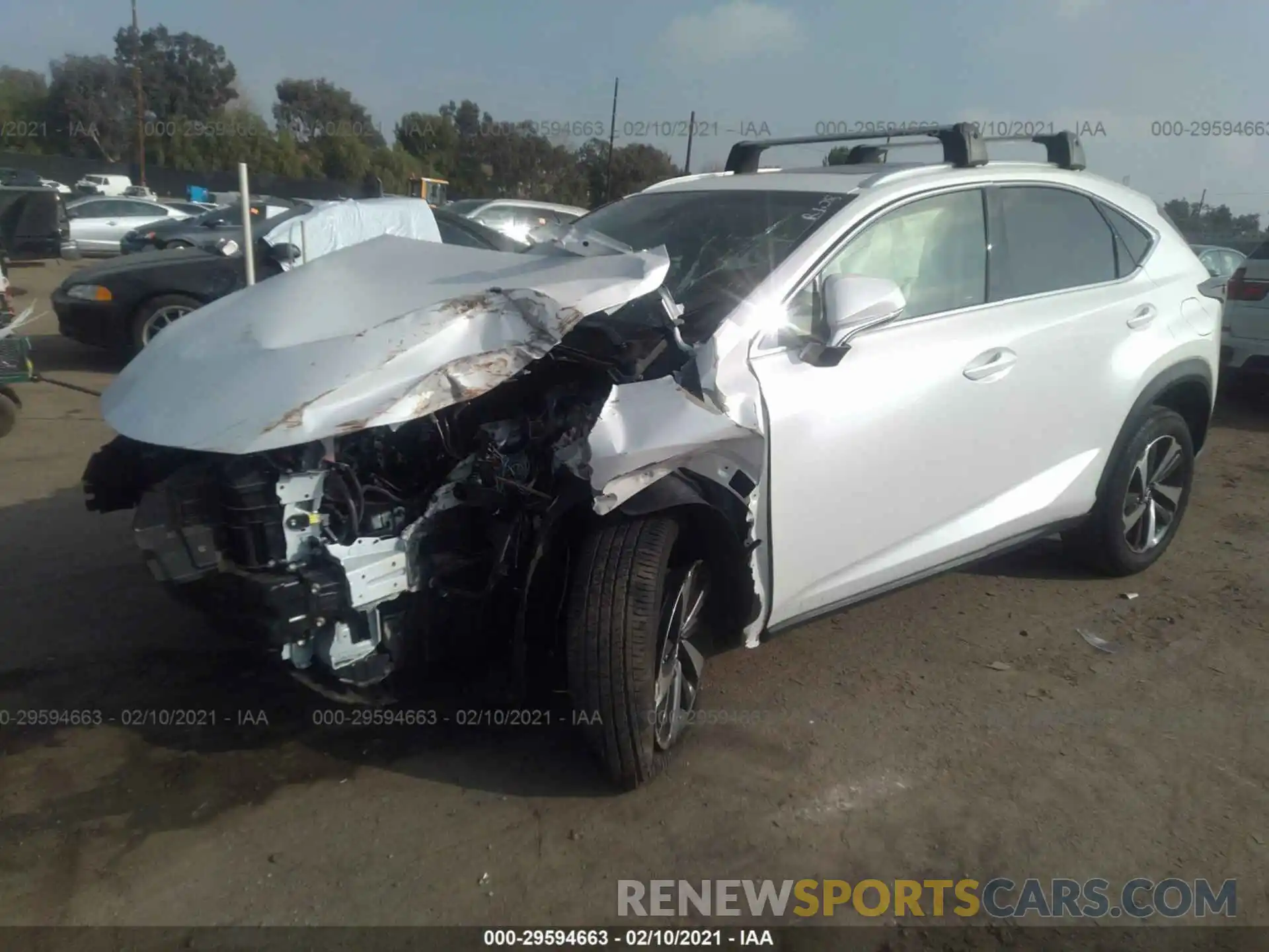 2 Photograph of a damaged car JTJYARBZ3K2152486 LEXUS NX 2019