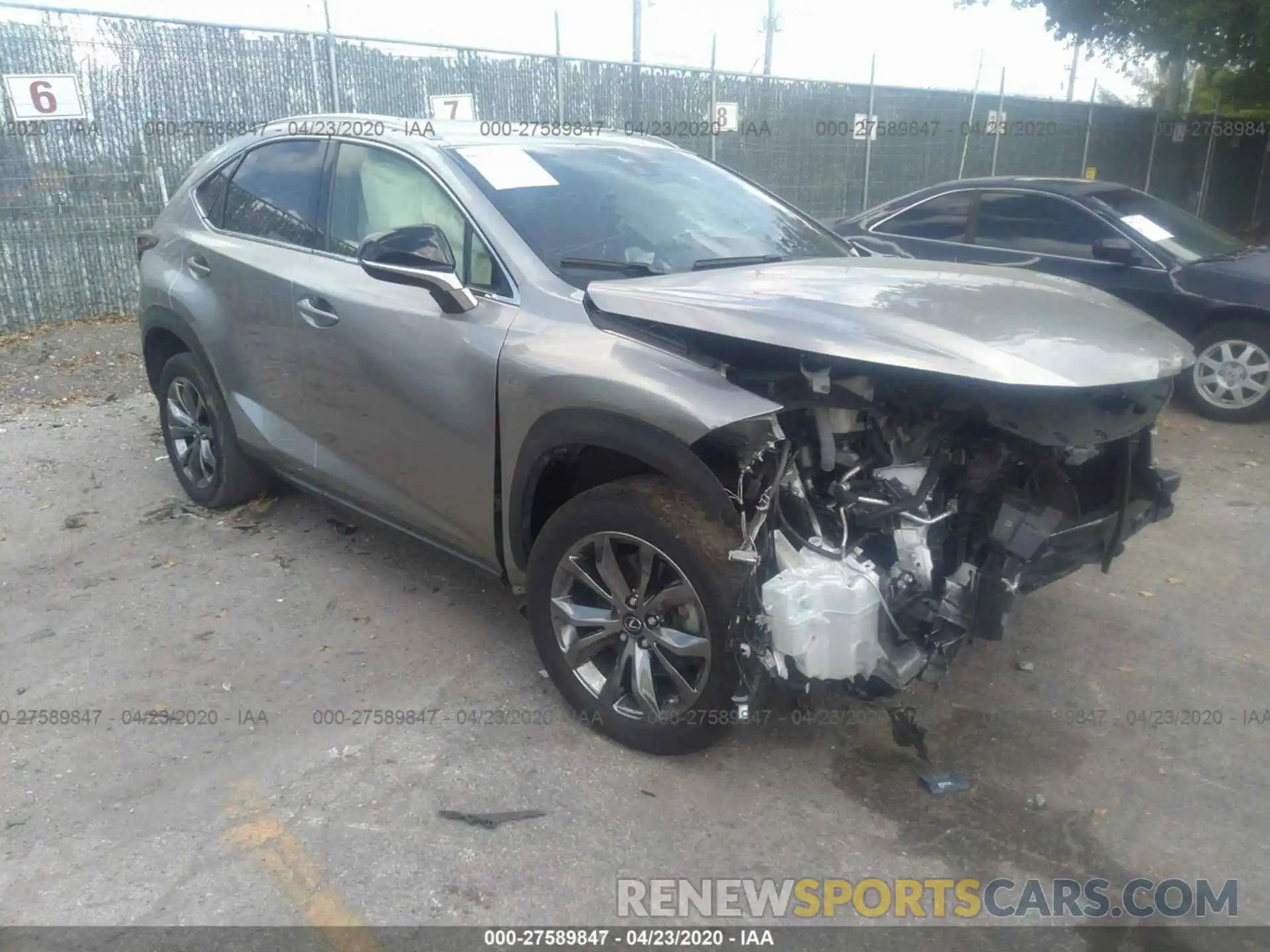 1 Photograph of a damaged car JTJYARBZ3K2153248 LEXUS NX 2019