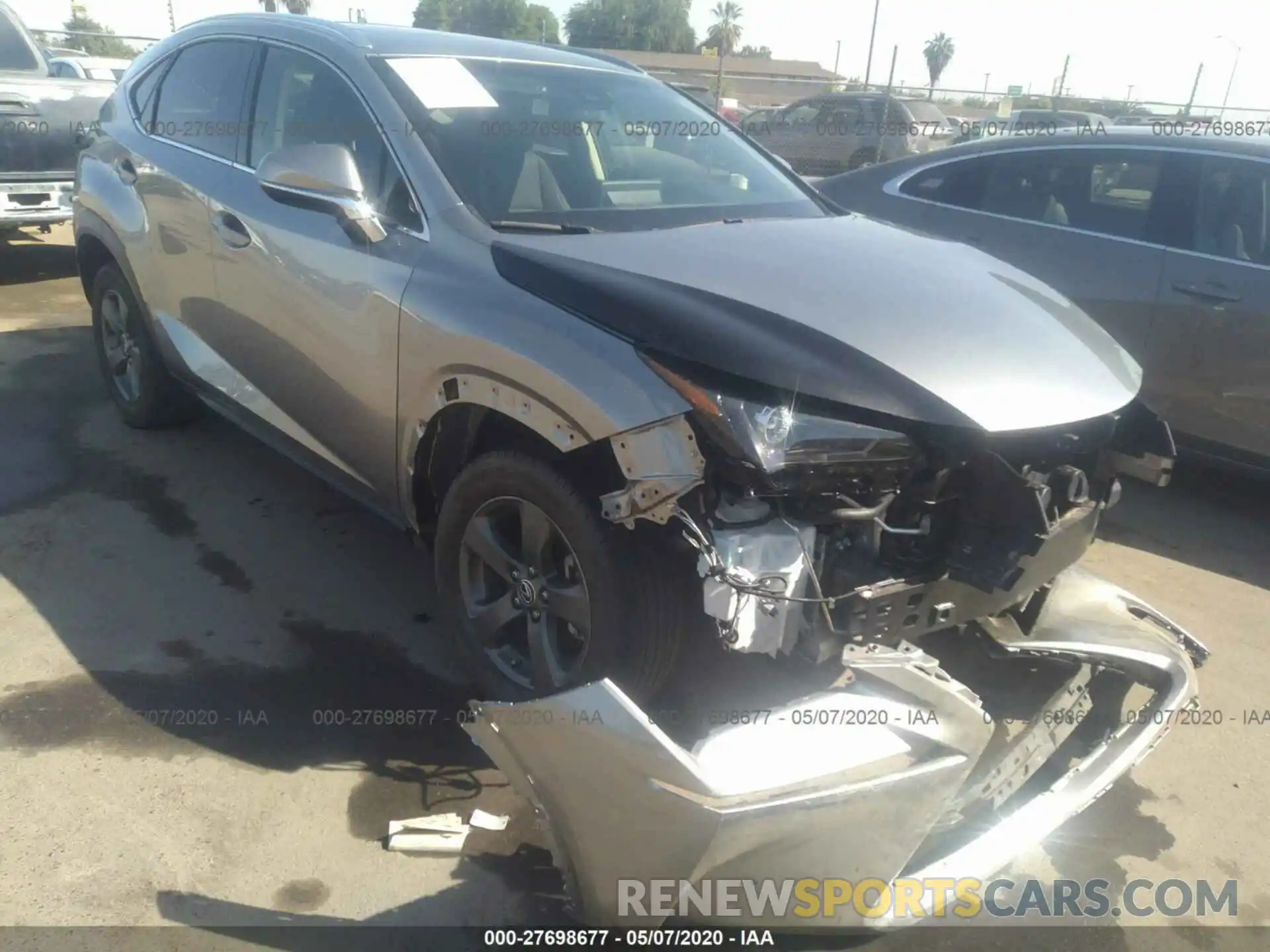 1 Photograph of a damaged car JTJYARBZ3K2154013 LEXUS NX 2019