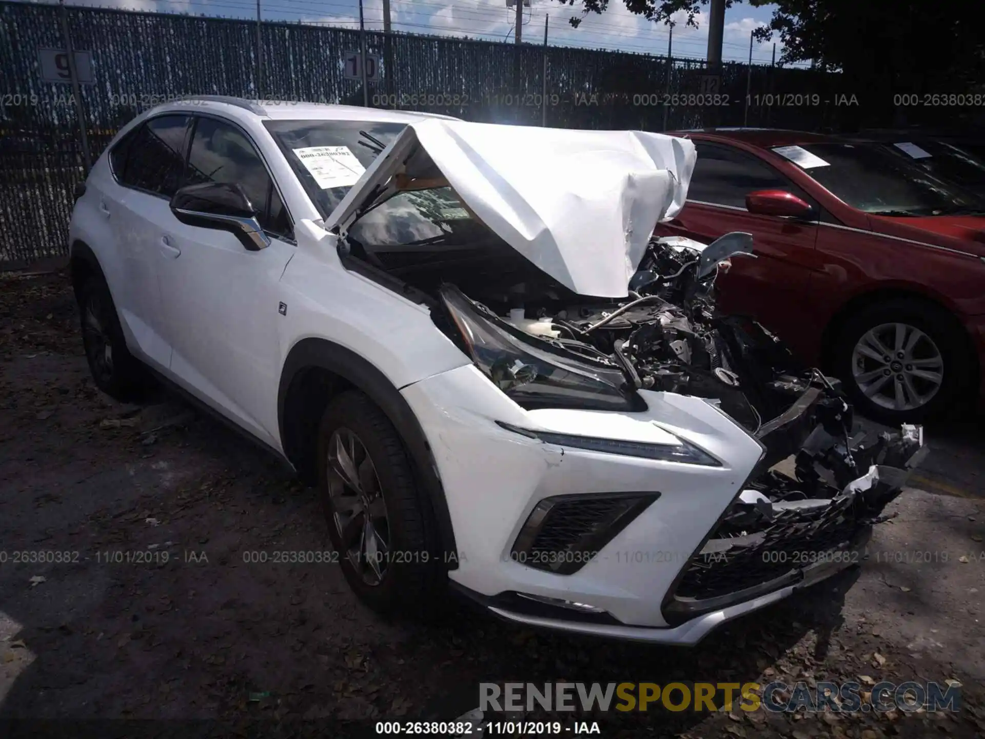 1 Photograph of a damaged car JTJYARBZ3K2154397 LEXUS NX 2019