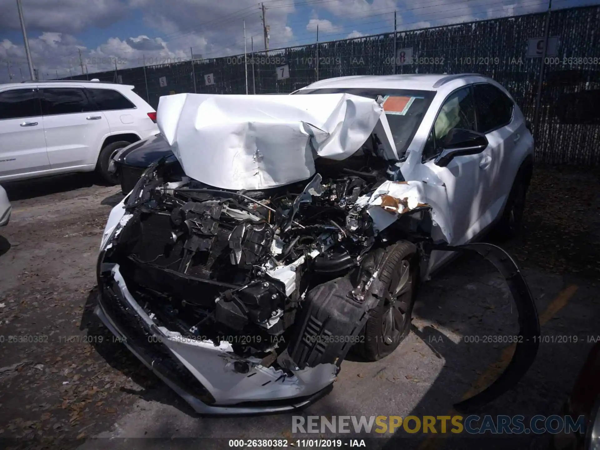 2 Photograph of a damaged car JTJYARBZ3K2154397 LEXUS NX 2019