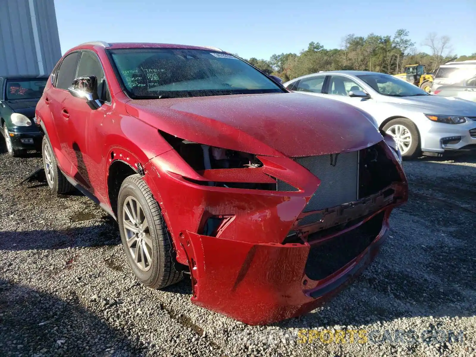 1 Photograph of a damaged car JTJYARBZ3K2154464 LEXUS NX 2019