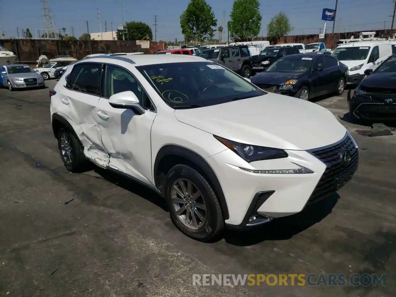 1 Photograph of a damaged car JTJYARBZ3K2154531 LEXUS NX 2019