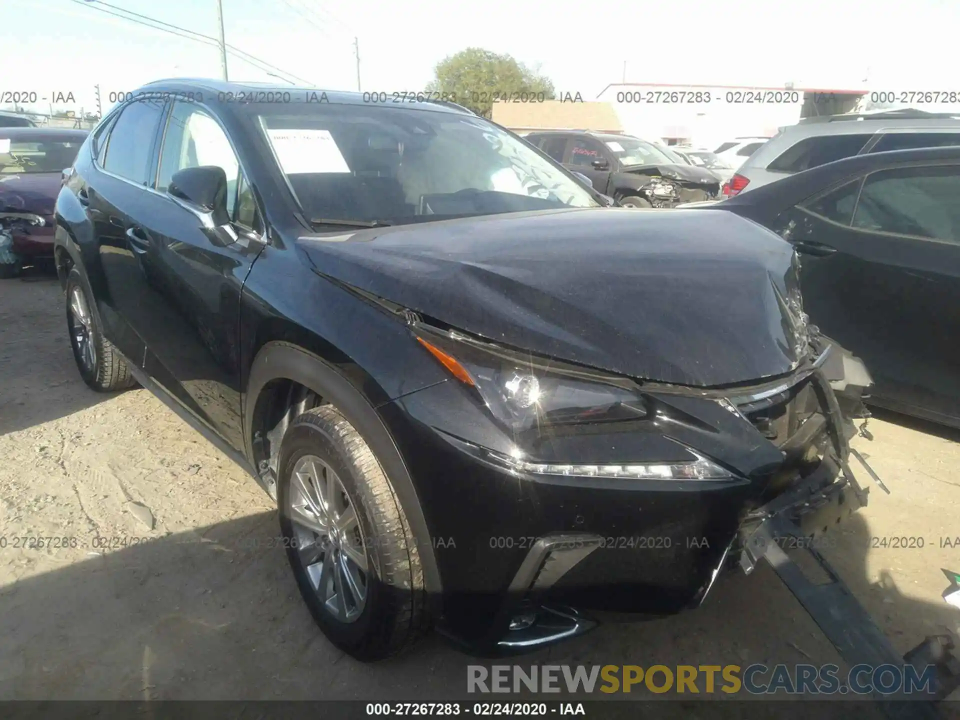 1 Photograph of a damaged car JTJYARBZ4K2117326 LEXUS NX 2019