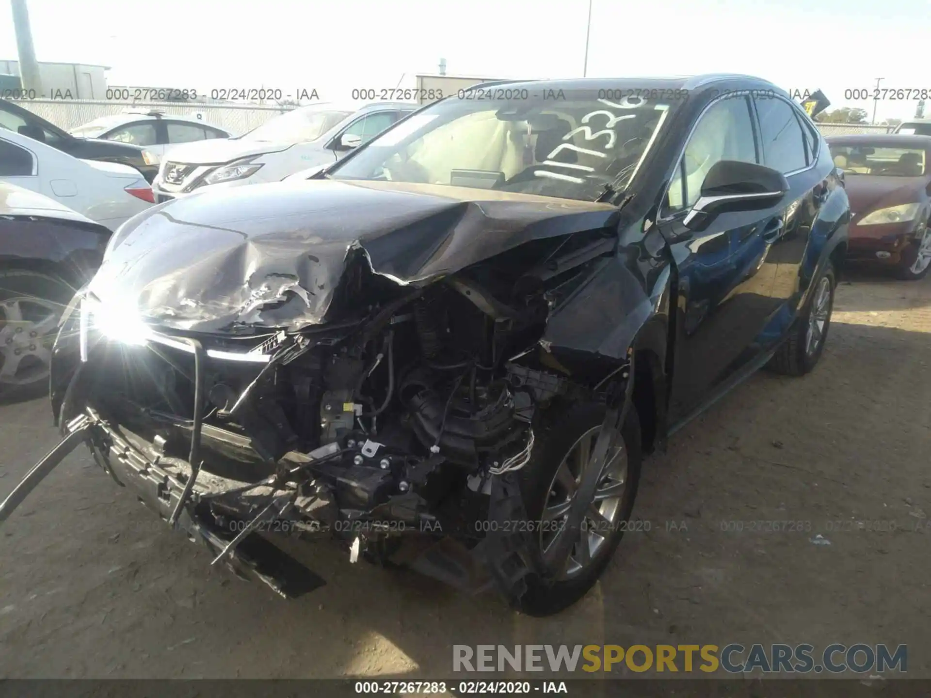 2 Photograph of a damaged car JTJYARBZ4K2117326 LEXUS NX 2019