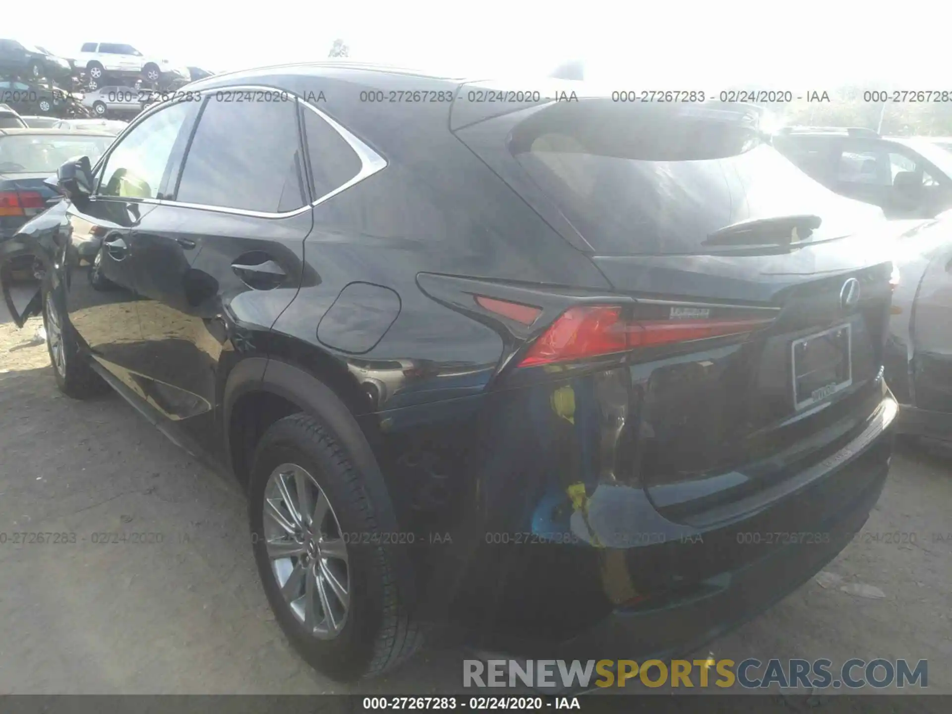 3 Фотография поврежденного автомобиля JTJYARBZ4K2117326 LEXUS NX 2019