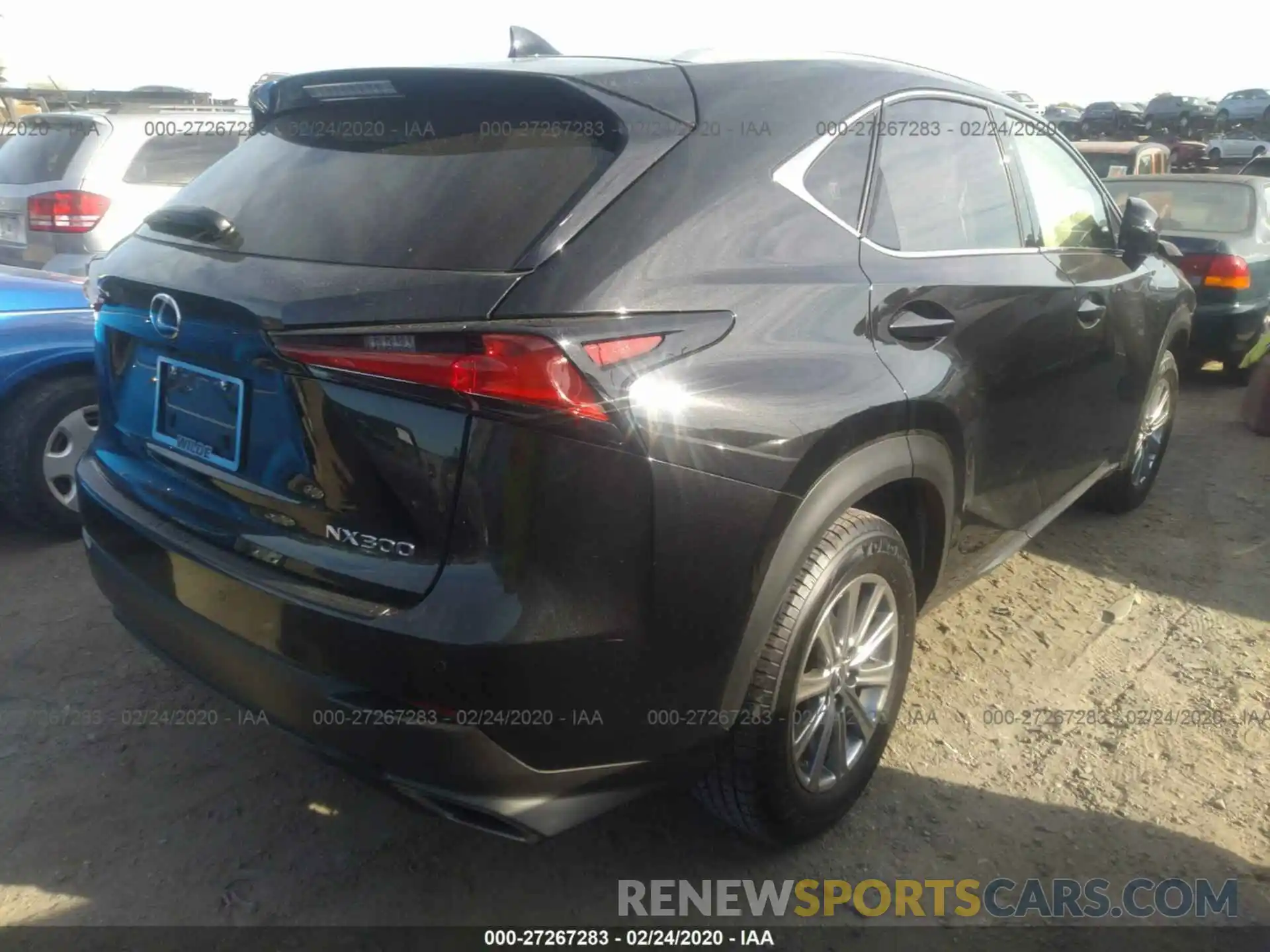 4 Фотография поврежденного автомобиля JTJYARBZ4K2117326 LEXUS NX 2019