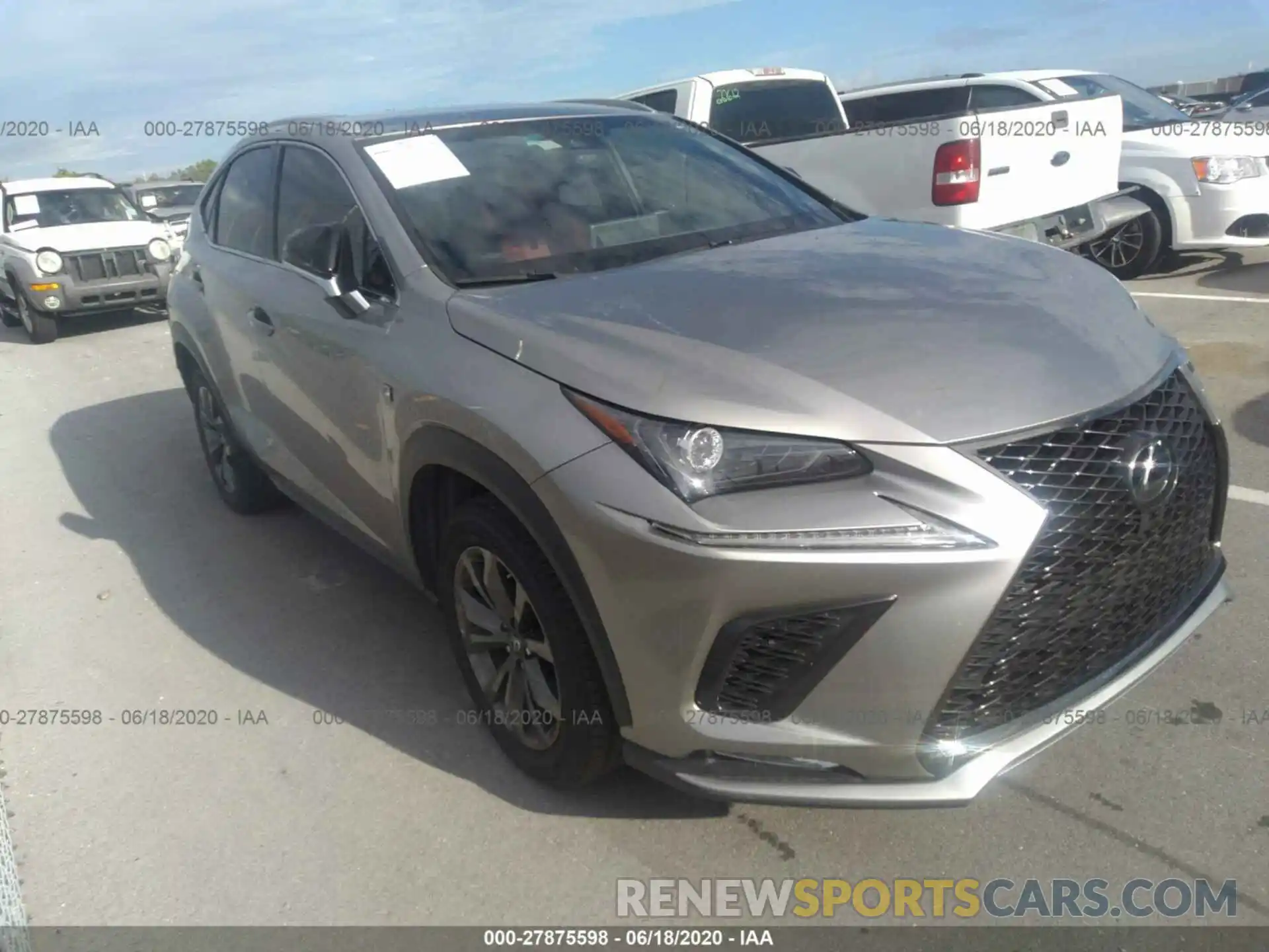 1 Photograph of a damaged car JTJYARBZ4K2117679 LEXUS NX 2019