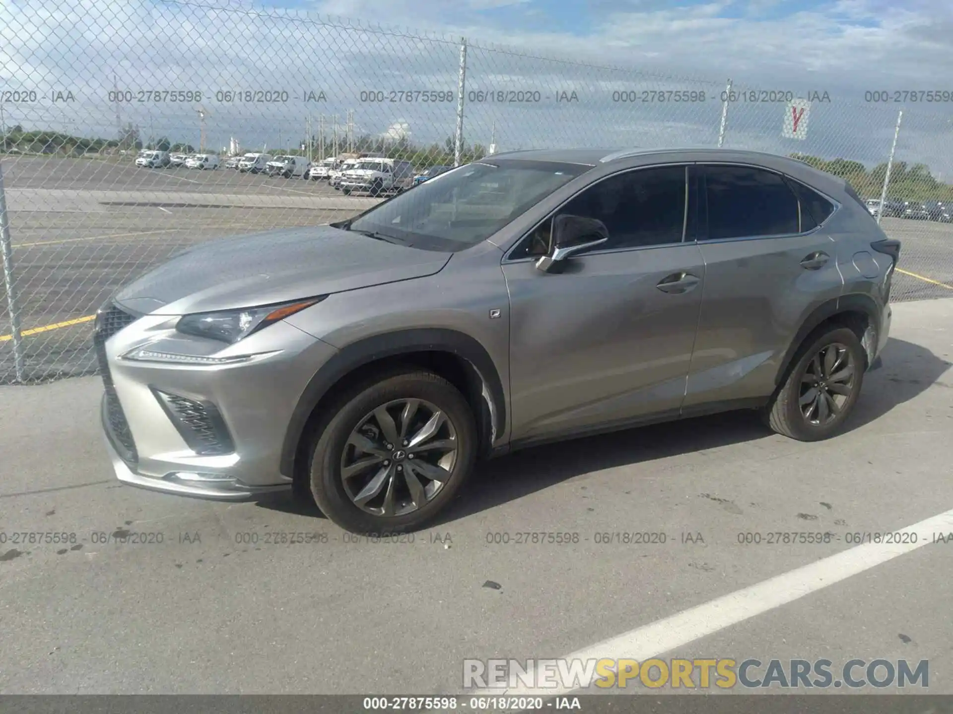 2 Фотография поврежденного автомобиля JTJYARBZ4K2117679 LEXUS NX 2019