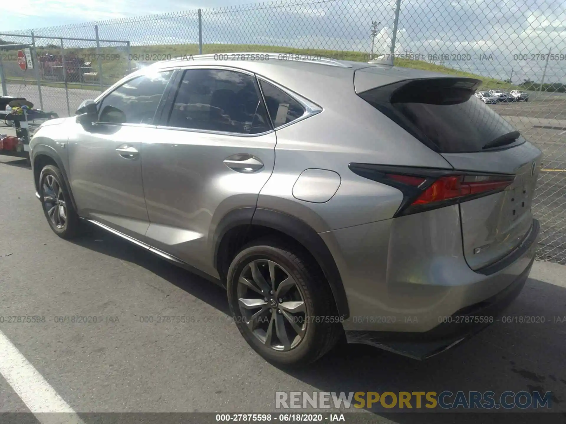 3 Фотография поврежденного автомобиля JTJYARBZ4K2117679 LEXUS NX 2019