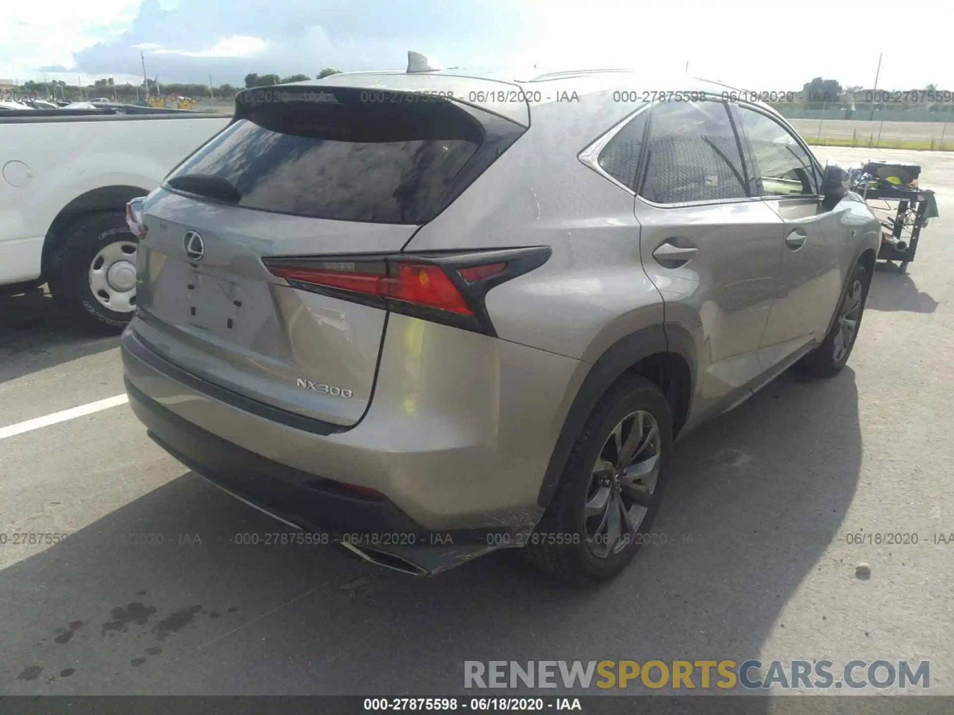 4 Фотография поврежденного автомобиля JTJYARBZ4K2117679 LEXUS NX 2019