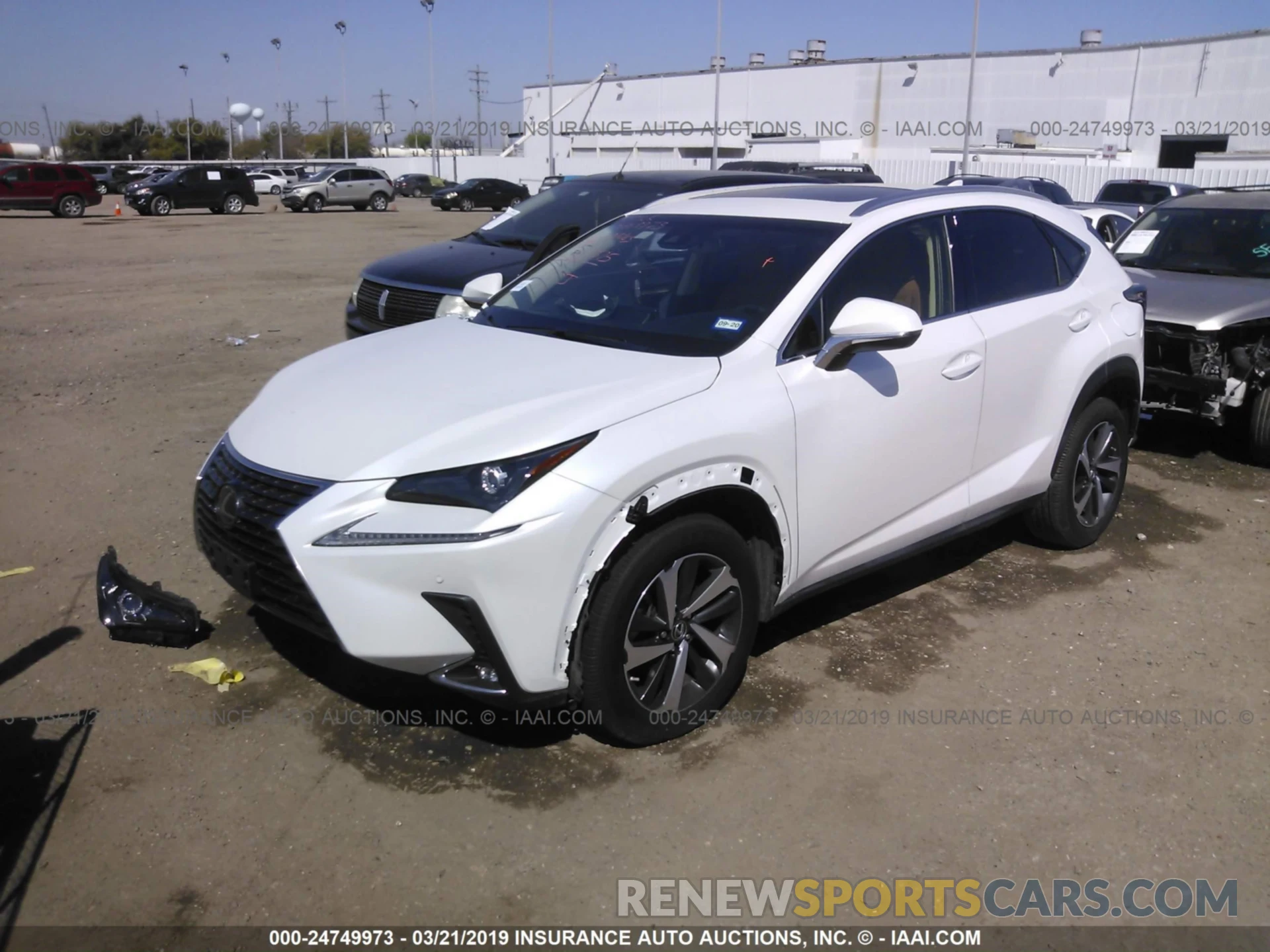 2 Фотография поврежденного автомобиля JTJYARBZ4K2118976 LEXUS NX 2019