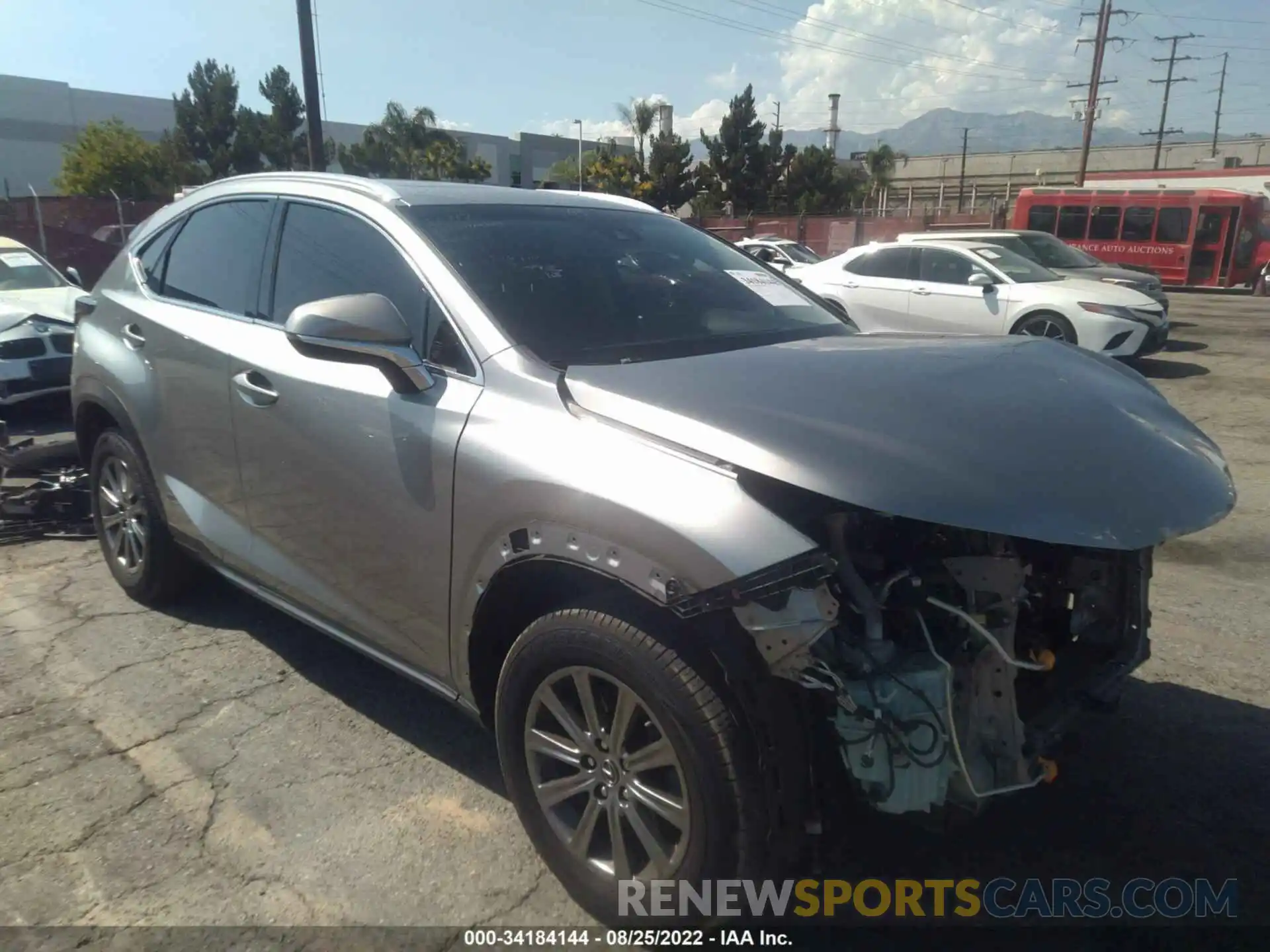 1 Photograph of a damaged car JTJYARBZ4K2119254 LEXUS NX 2019