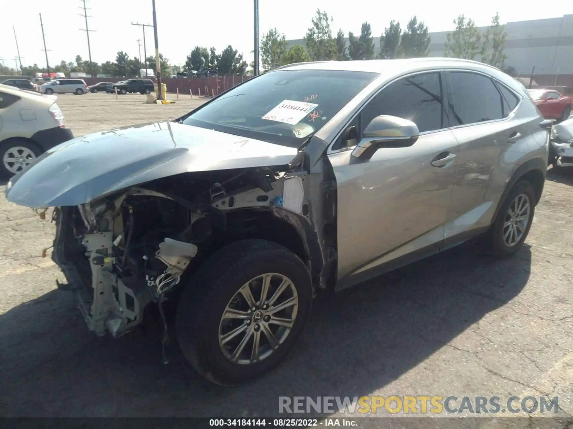 2 Photograph of a damaged car JTJYARBZ4K2119254 LEXUS NX 2019