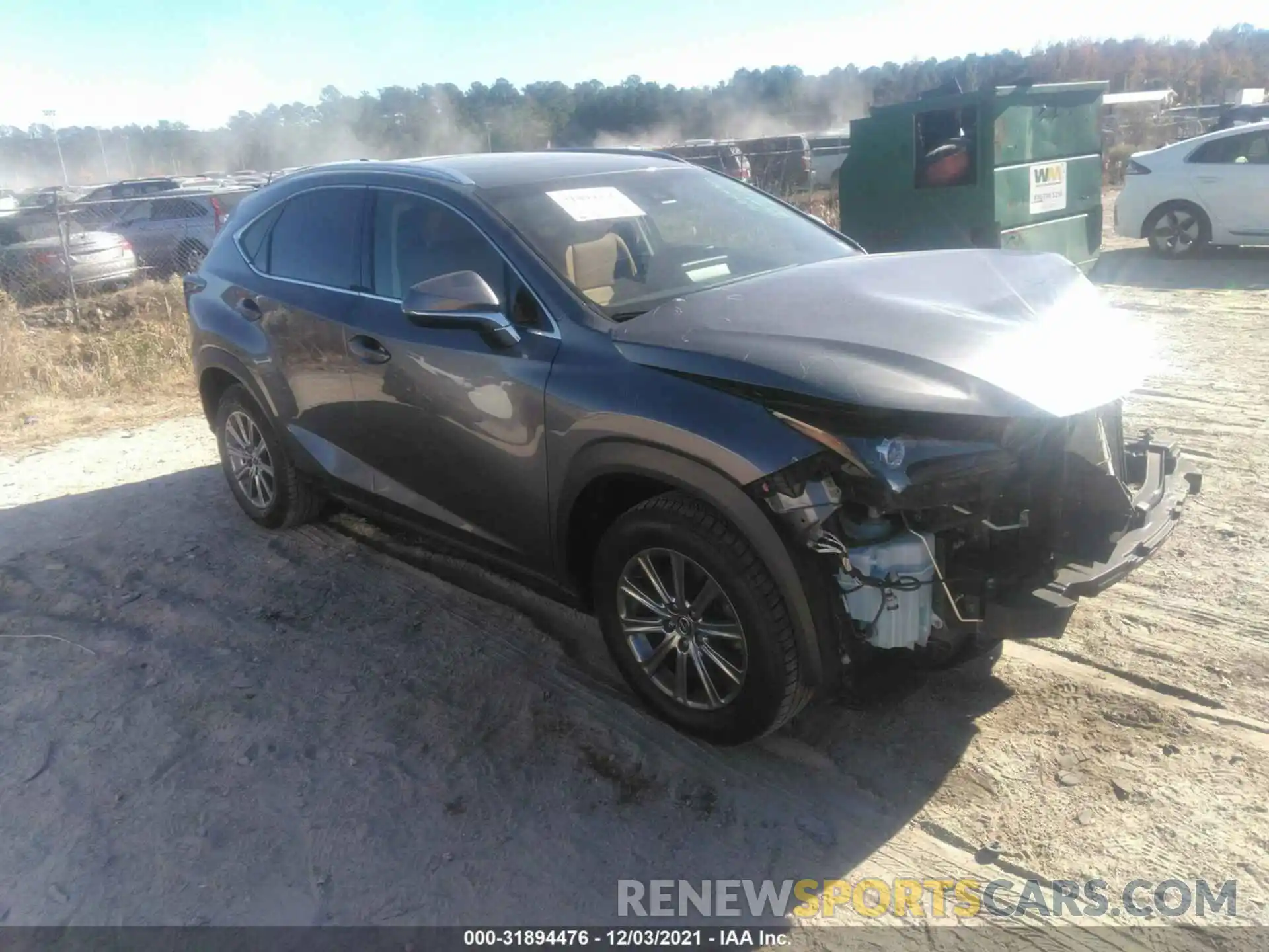 1 Photograph of a damaged car JTJYARBZ4K2120193 LEXUS NX 2019