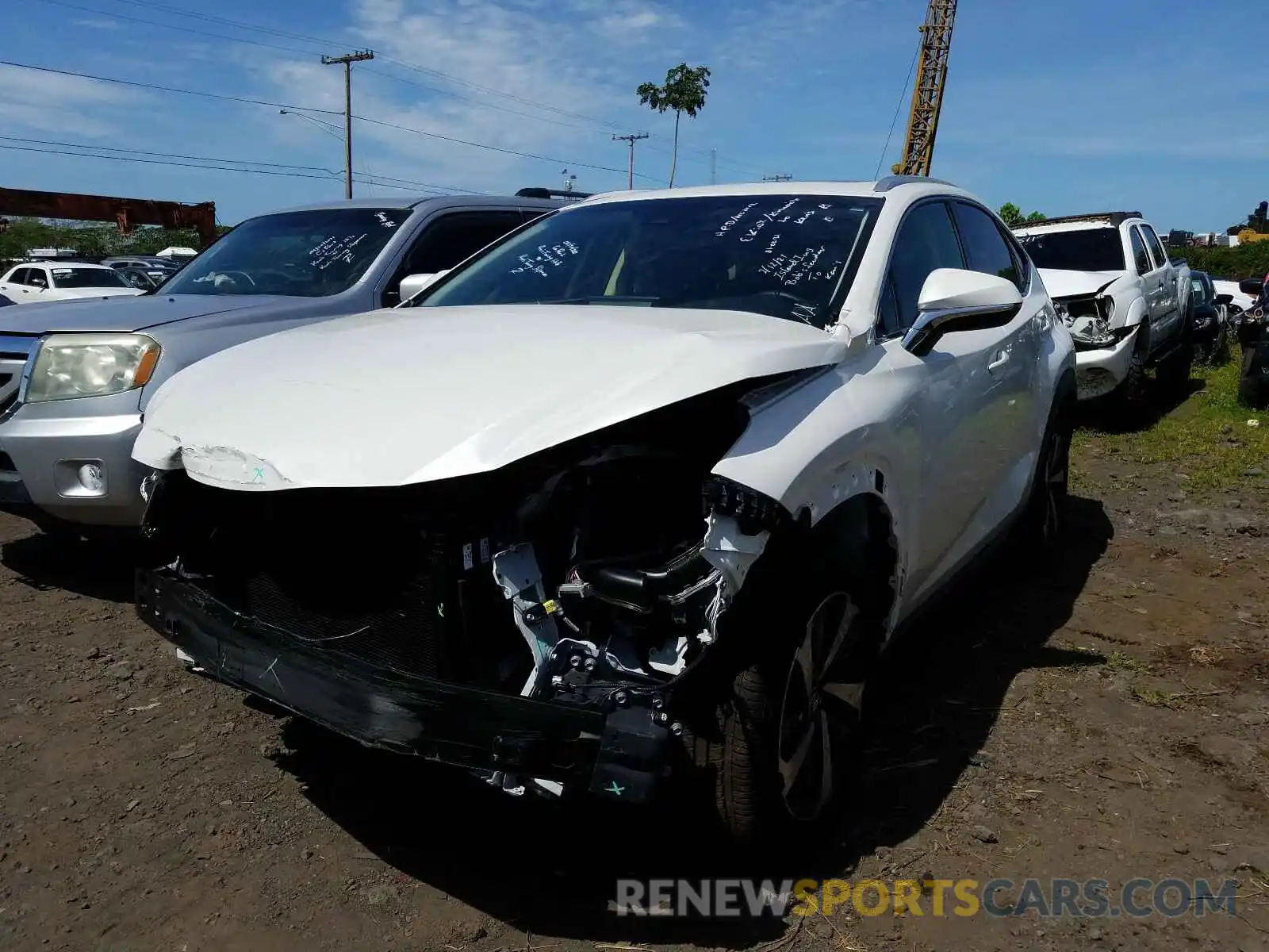 2 Photograph of a damaged car JTJYARBZ4K2120503 LEXUS NX 2019