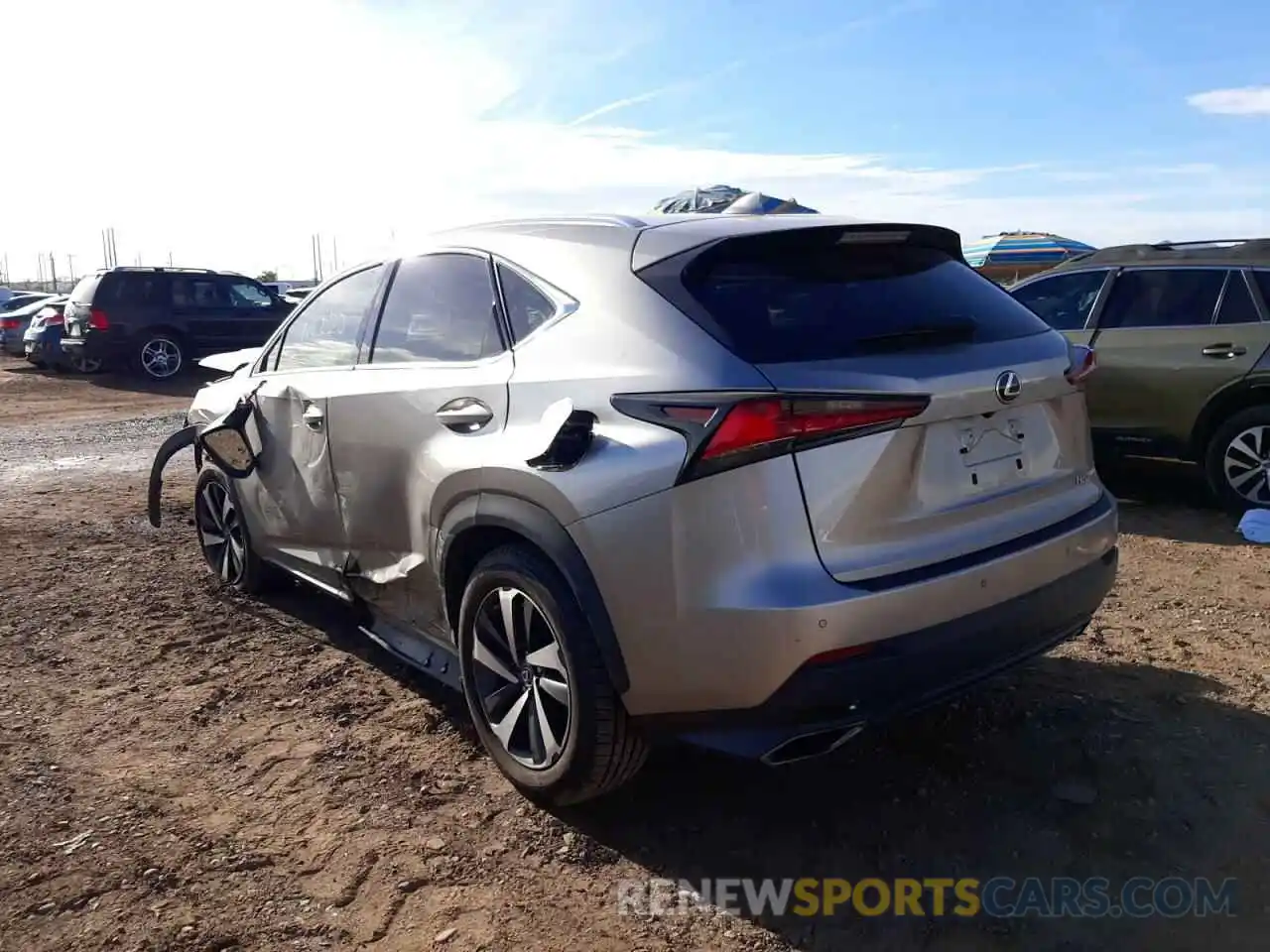 3 Photograph of a damaged car JTJYARBZ4K2120744 LEXUS NX 2019