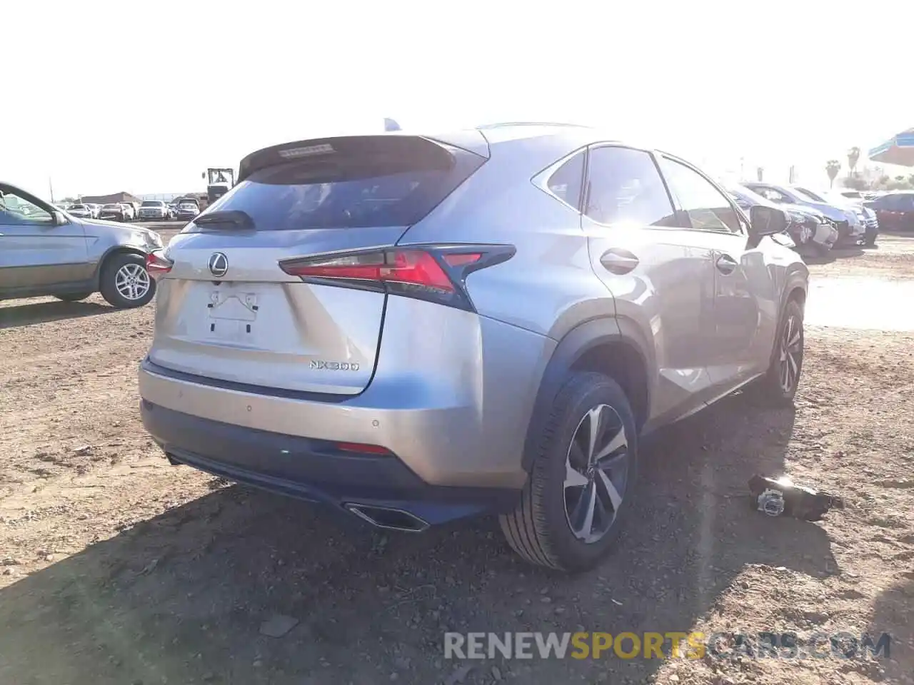 4 Фотография поврежденного автомобиля JTJYARBZ4K2120744 LEXUS NX 2019