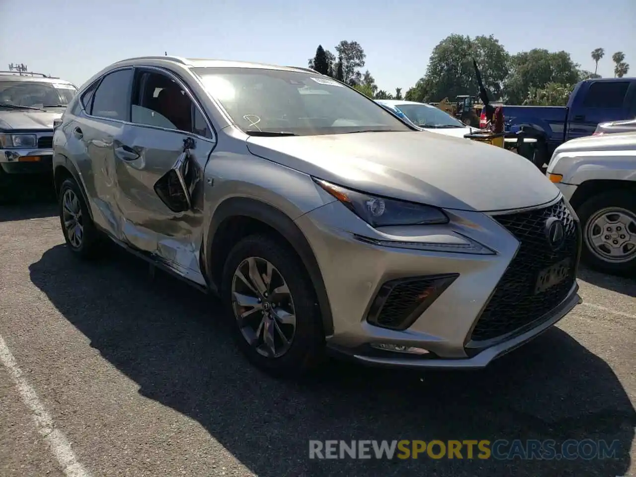 1 Photograph of a damaged car JTJYARBZ4K2122381 LEXUS NX 2019