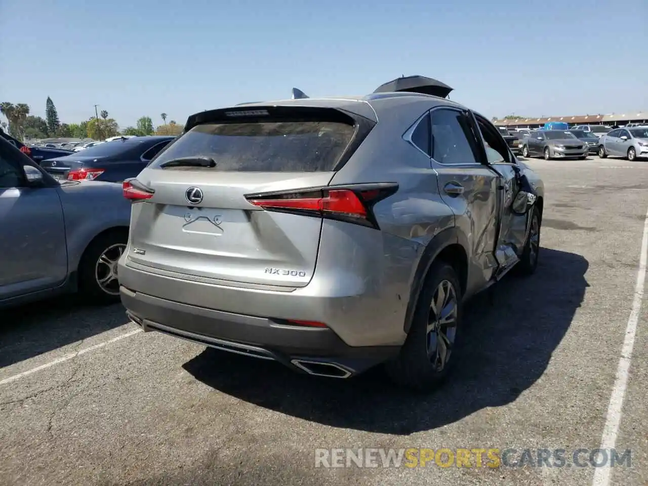 4 Фотография поврежденного автомобиля JTJYARBZ4K2122381 LEXUS NX 2019