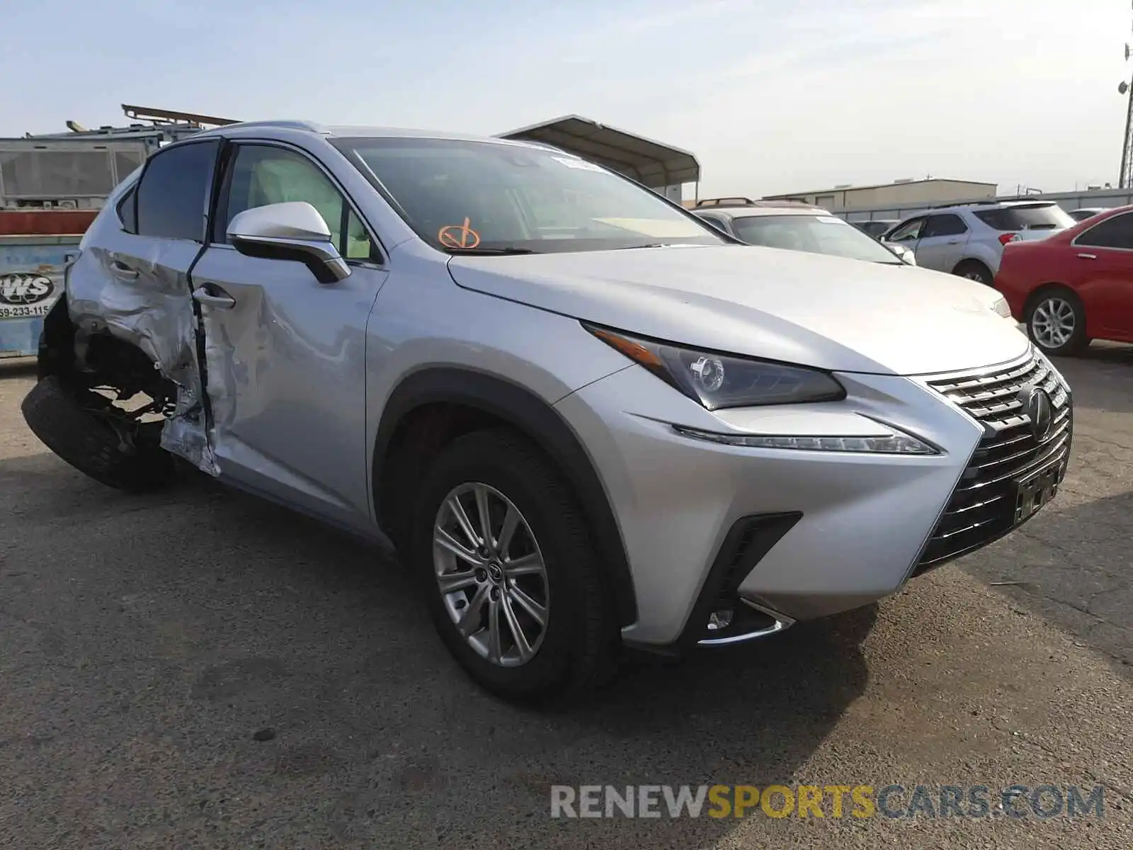 1 Photograph of a damaged car JTJYARBZ4K2123014 LEXUS NX 2019