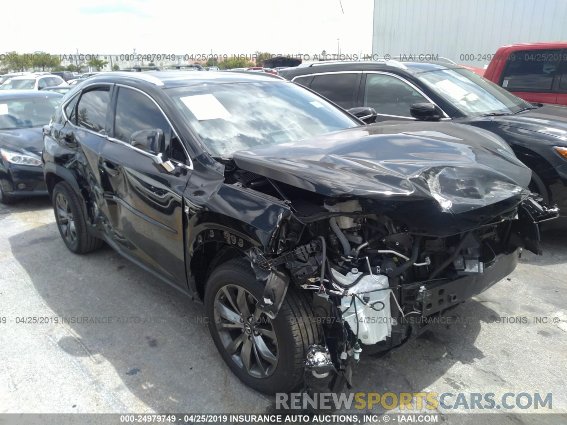 1 Photograph of a damaged car JTJYARBZ4K2123210 LEXUS NX 2019